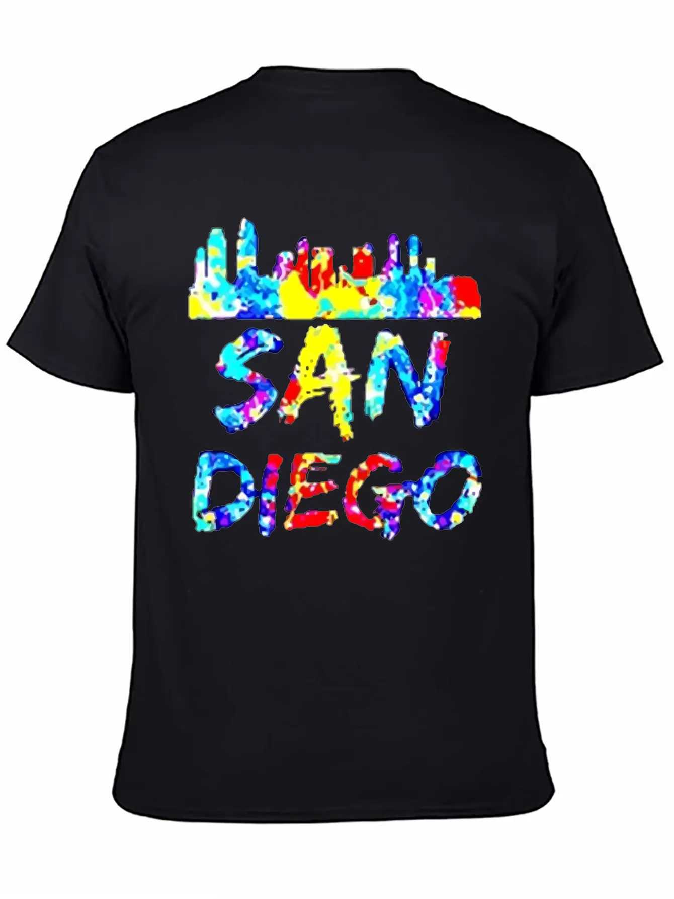 Diego California Paint Splatter Soft Cotton Short Sleeve Tee ¨C Unisex Wardrobe Staple