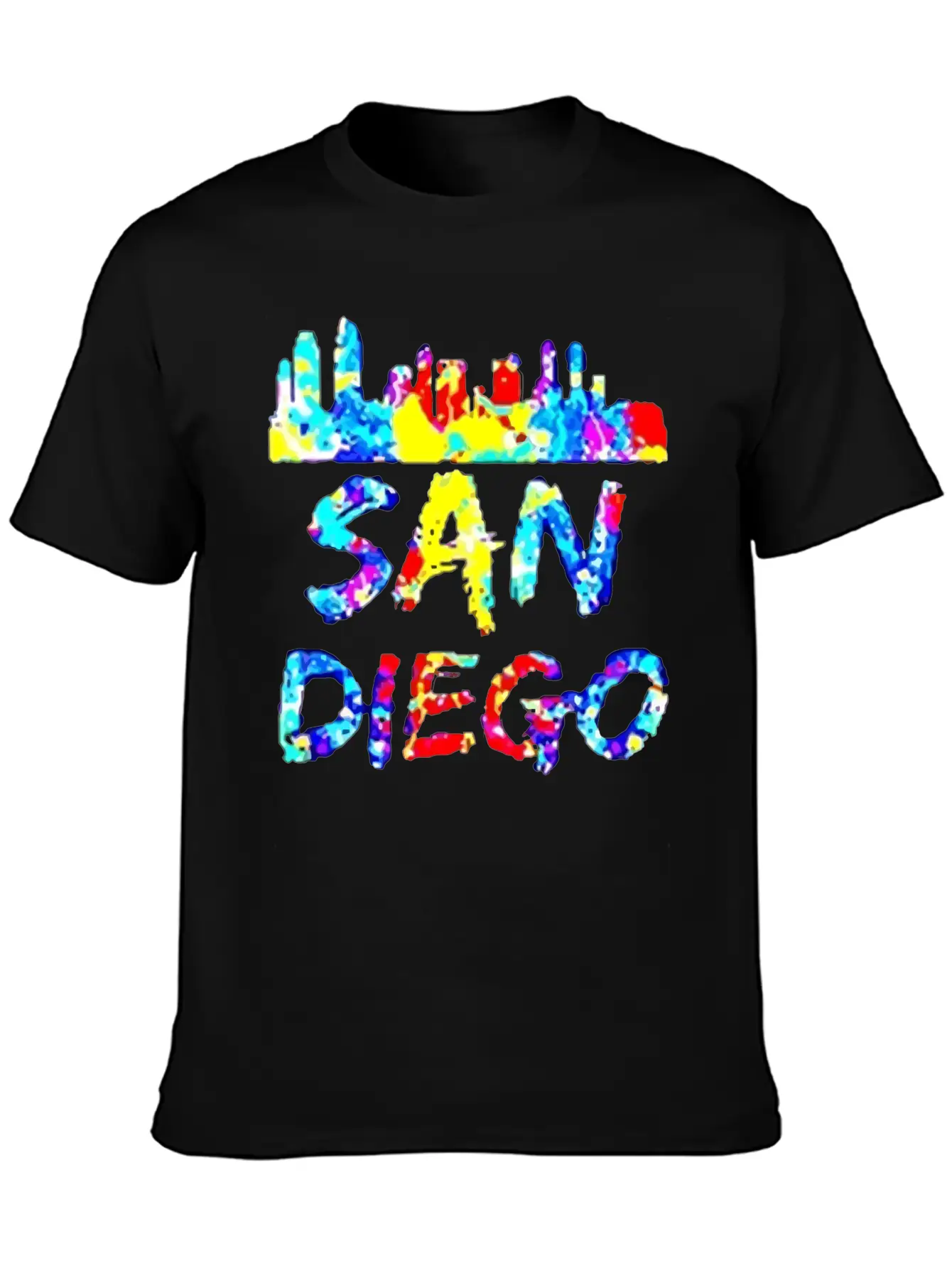 Diego California Paint Splatter Soft Cotton Short Sleeve Tee ¨C Unisex Wardrobe Staple