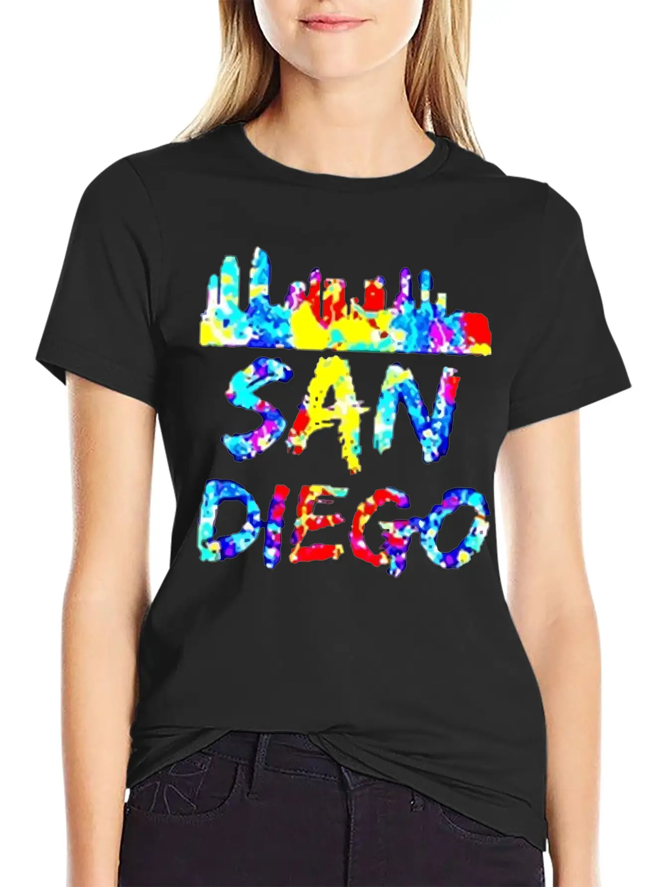 Diego California Paint Splatter Soft Cotton Short Sleeve Tee ¨C Unisex Wardrobe Staple