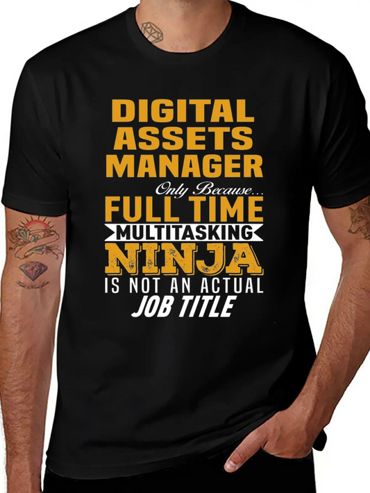 Digital Assets Manager Basic Graphic T-Shirt ¨C Daily Comfort In Soft Cotton