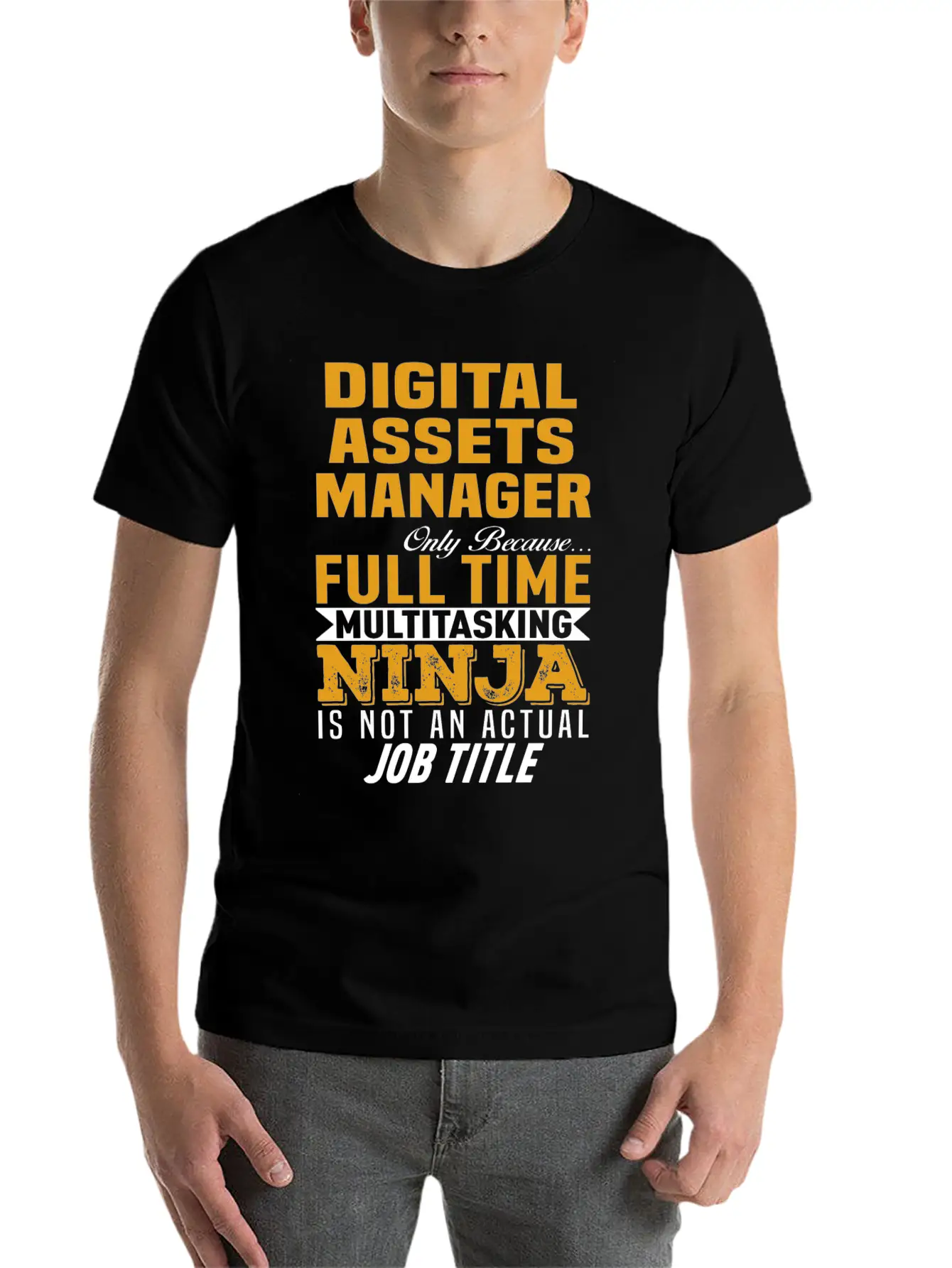 Digital Assets Manager Basic Graphic T-Shirt ¨C Daily Comfort In Soft Cotton