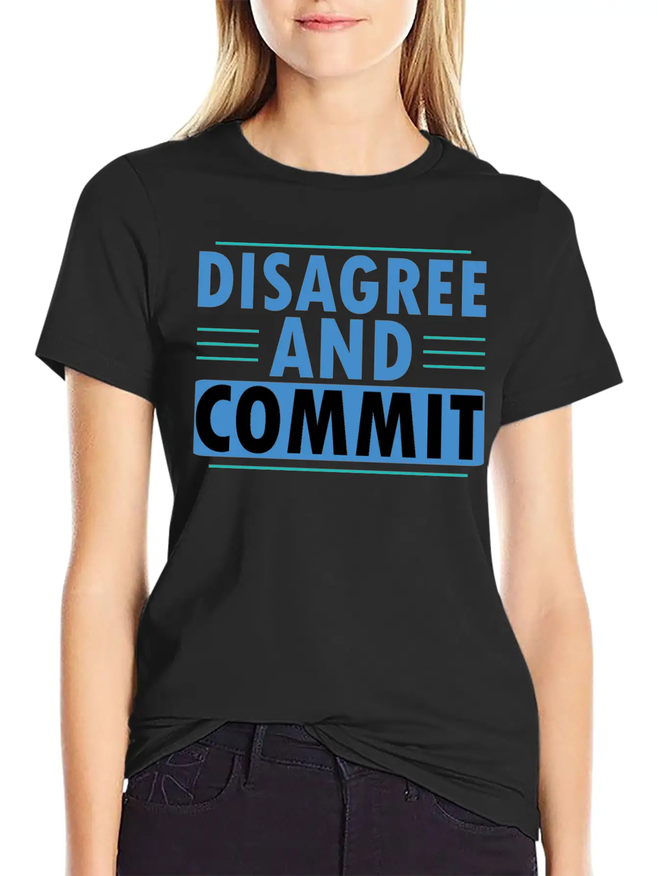 Disagree And Commit Essential Cotton Tee For Daily Outfits ¨C Unisex Style