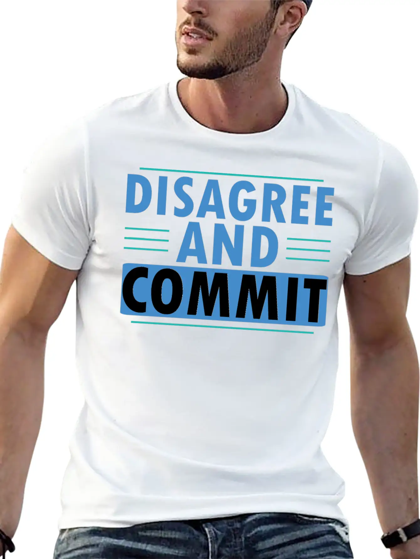 Disagree And Commit Essential Cotton Tee For Daily Outfits ¨C Unisex Style