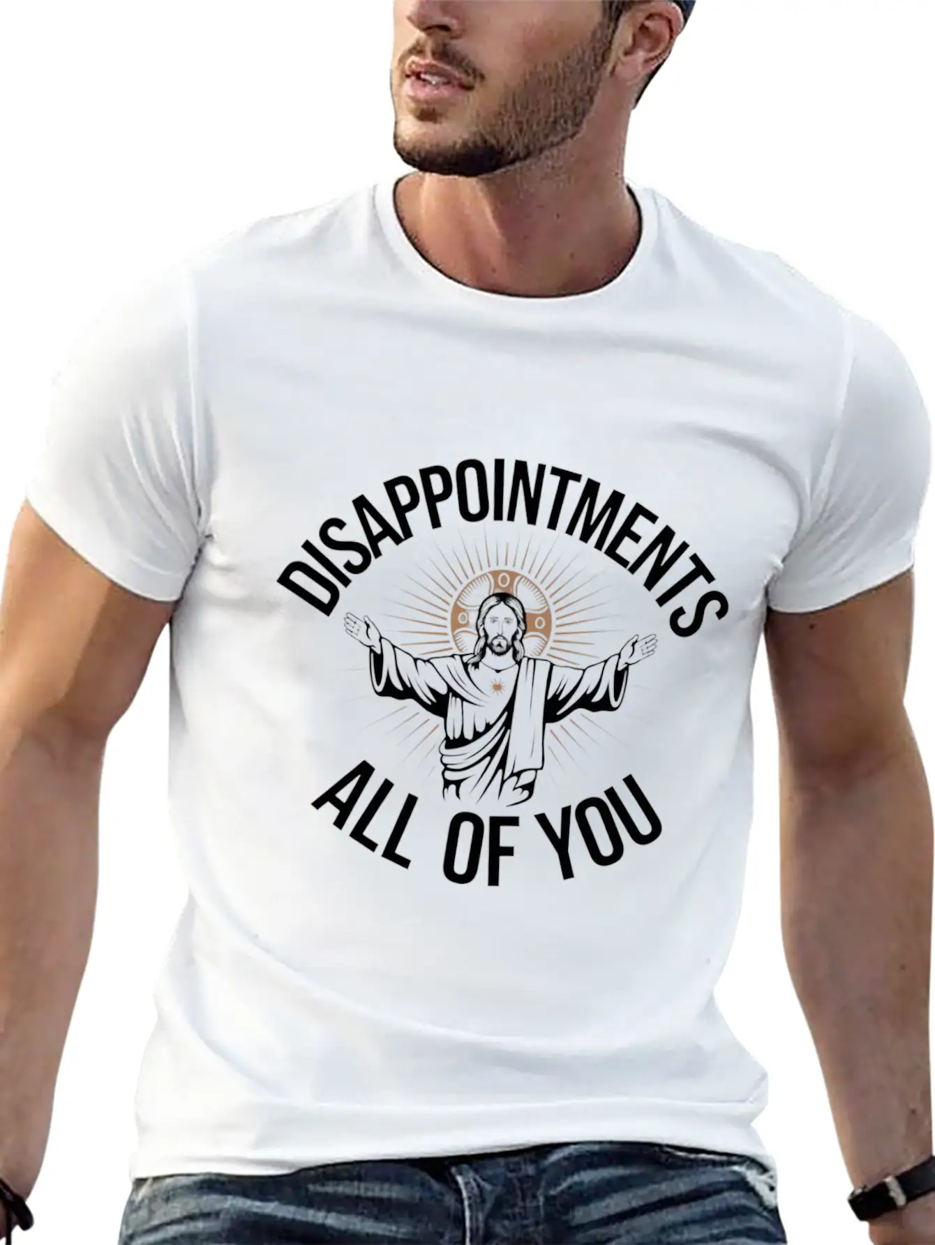 Disappointments Sarcastic All Of You Christian Essential Cotton Tee For Daily Outfits ¨C Unisex Style