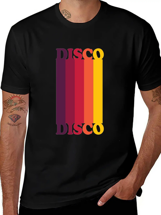 Disco 1970s Style Color 1970s Disco Funk Vintage Soft Cotton Short Sleeve Tee ¨C Unisex Wardrobe Staple