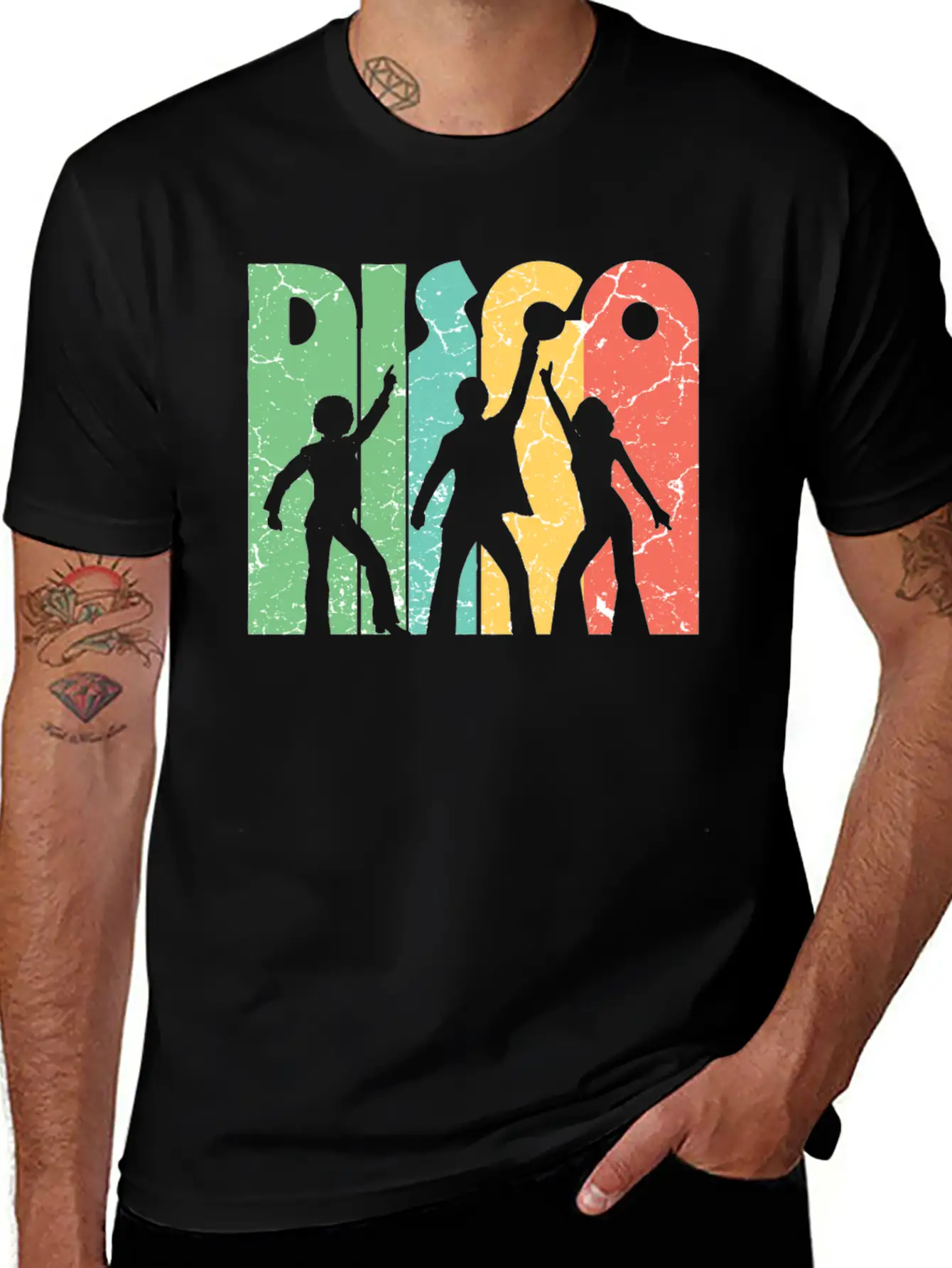 Disco Music Dancing Essential Cotton Tee For Daily Outfits ¨C Unisex Style