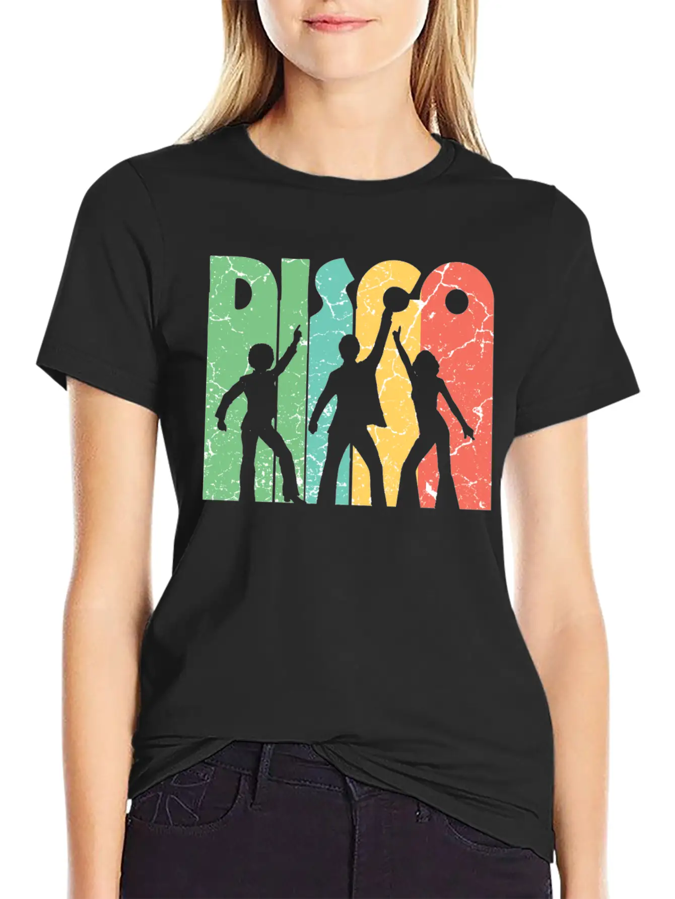 Disco Music Dancing Essential Cotton Tee For Daily Outfits ¨C Unisex Style