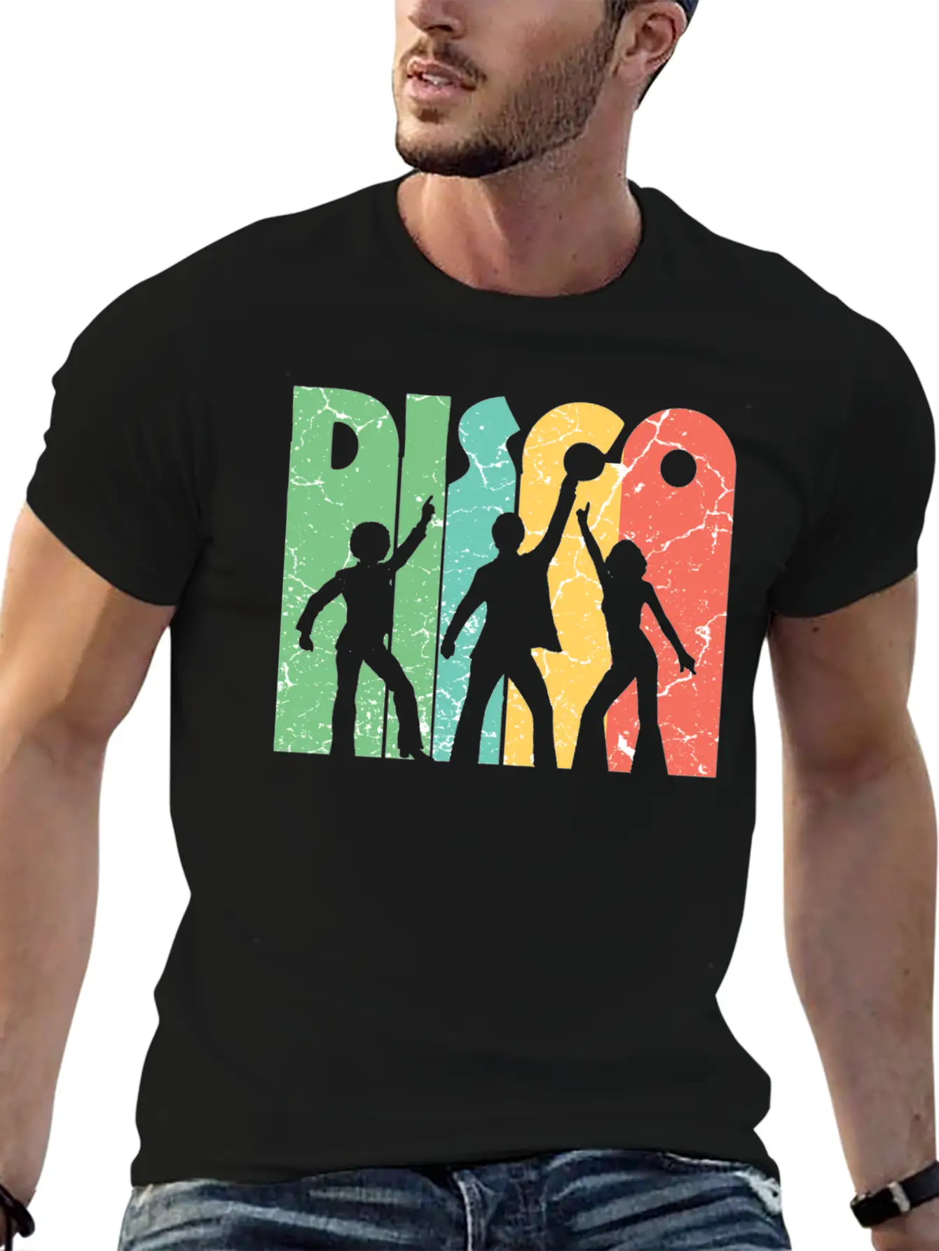Disco Music Dancing Essential Cotton Tee For Daily Outfits ¨C Unisex Style