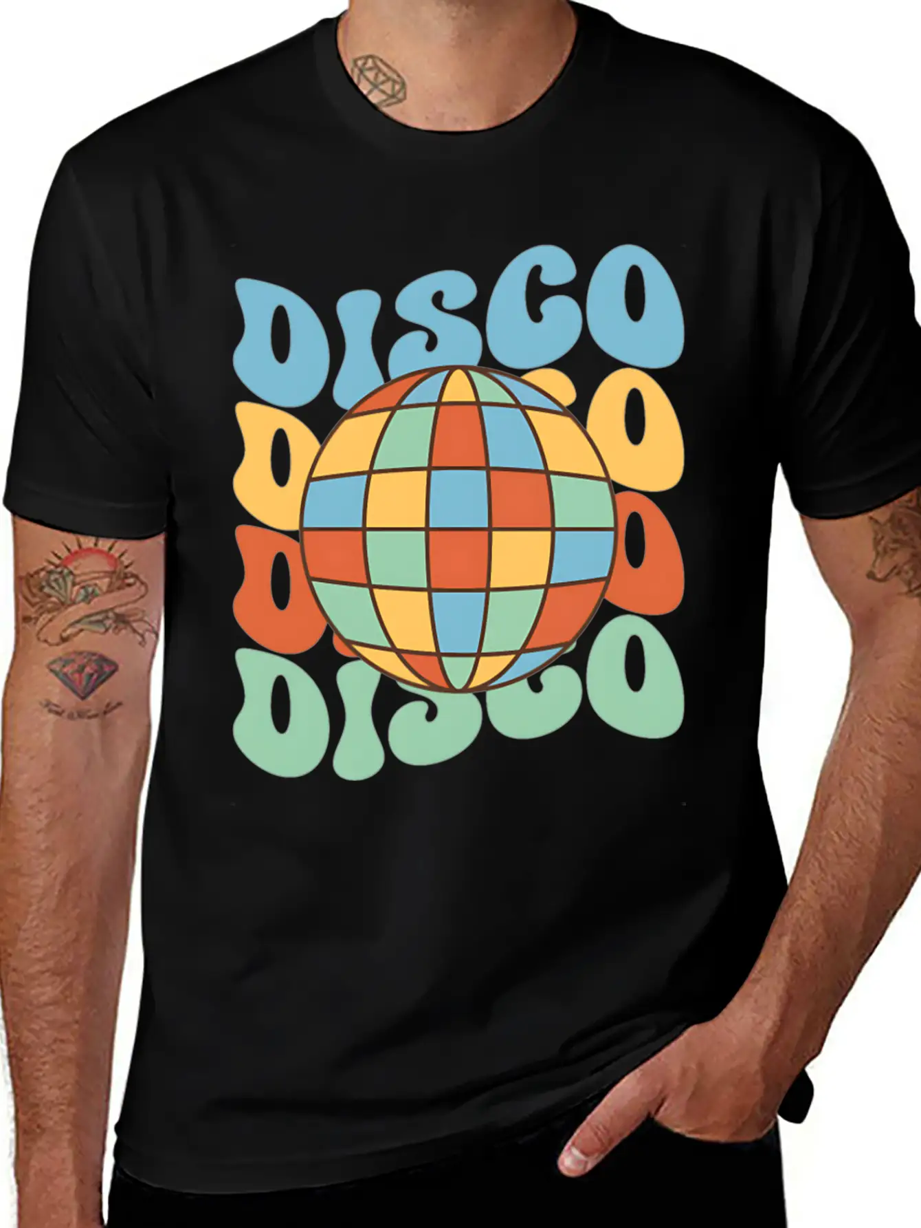 Disco Vintage Basic Graphic T-Shirt ¨C Daily Comfort In Soft Cotton