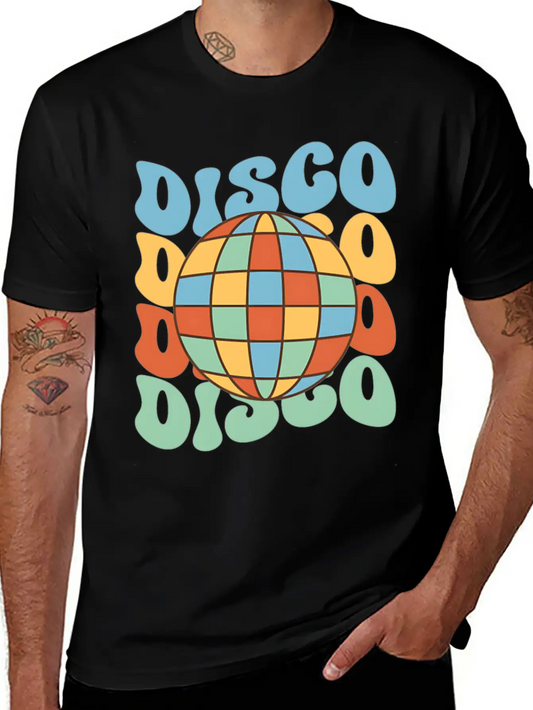 Disco Vintage Basic Graphic T-Shirt ¨C Daily Comfort In Soft Cotton