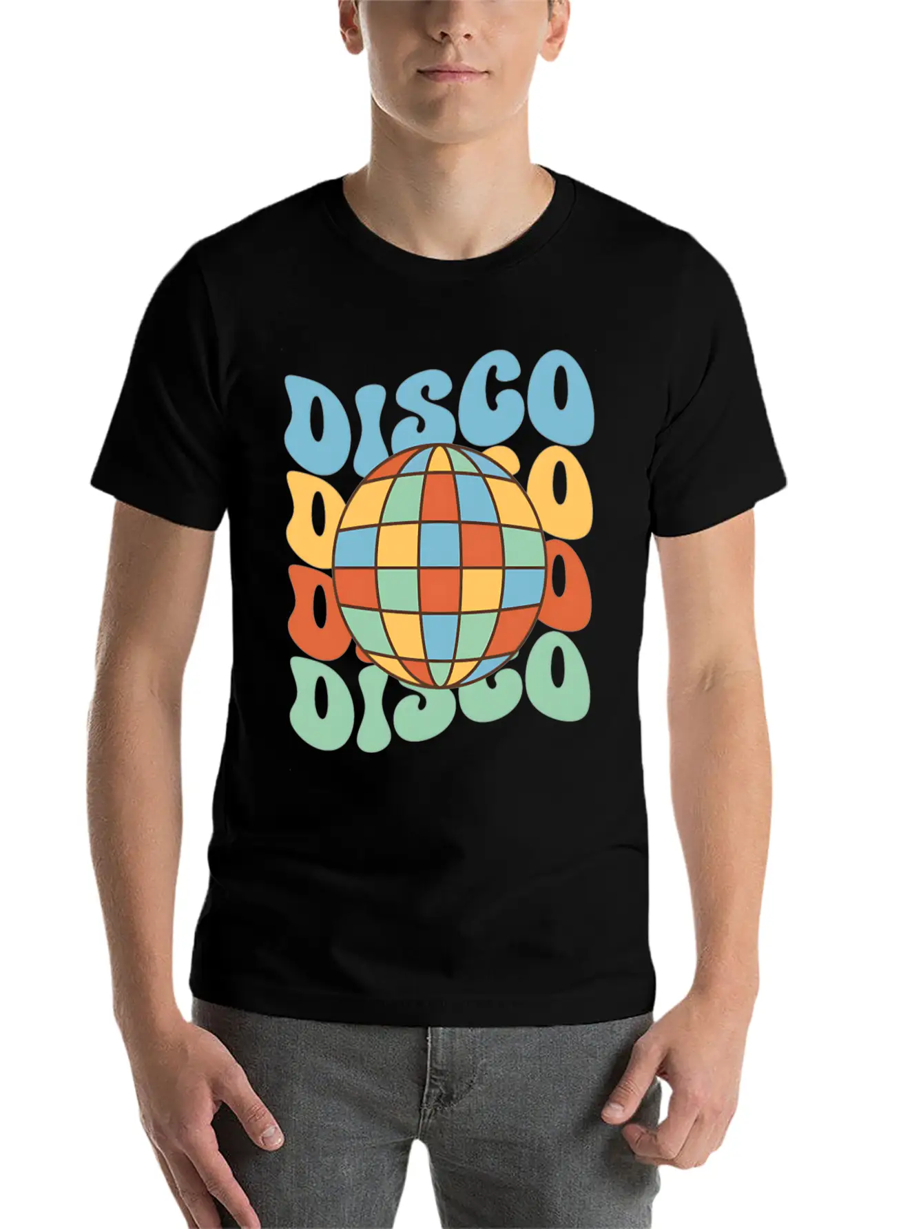 Disco Vintage Basic Graphic T-Shirt ¨C Daily Comfort In Soft Cotton