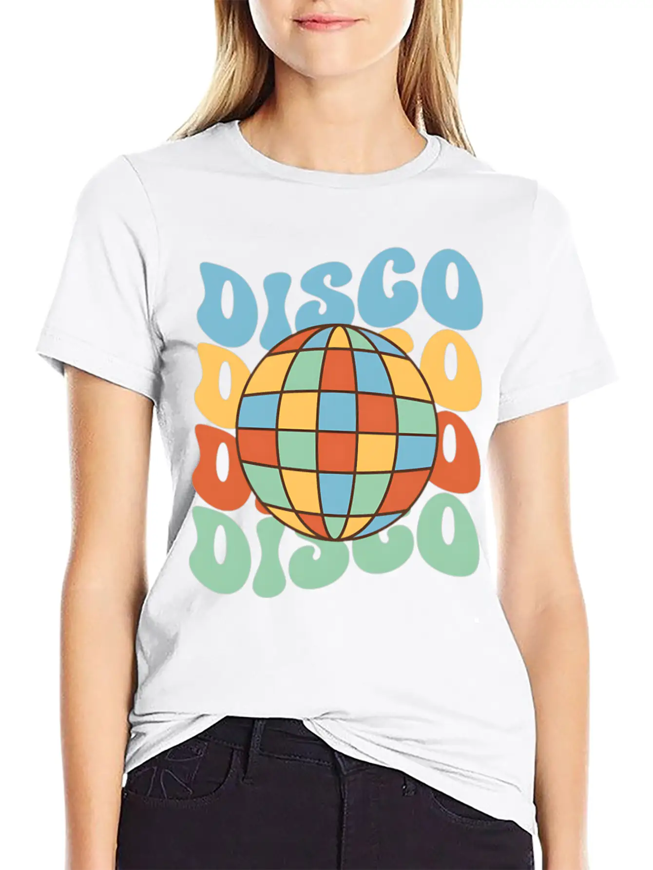 Disco Vintage Basic Graphic T-Shirt ¨C Daily Comfort In Soft Cotton