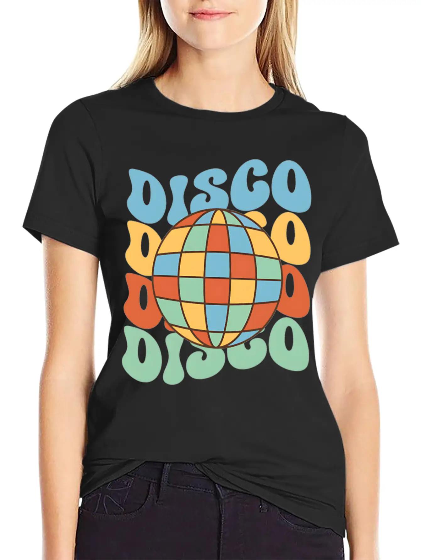 Disco Vintage Basic Graphic T-Shirt ¨C Daily Comfort In Soft Cotton