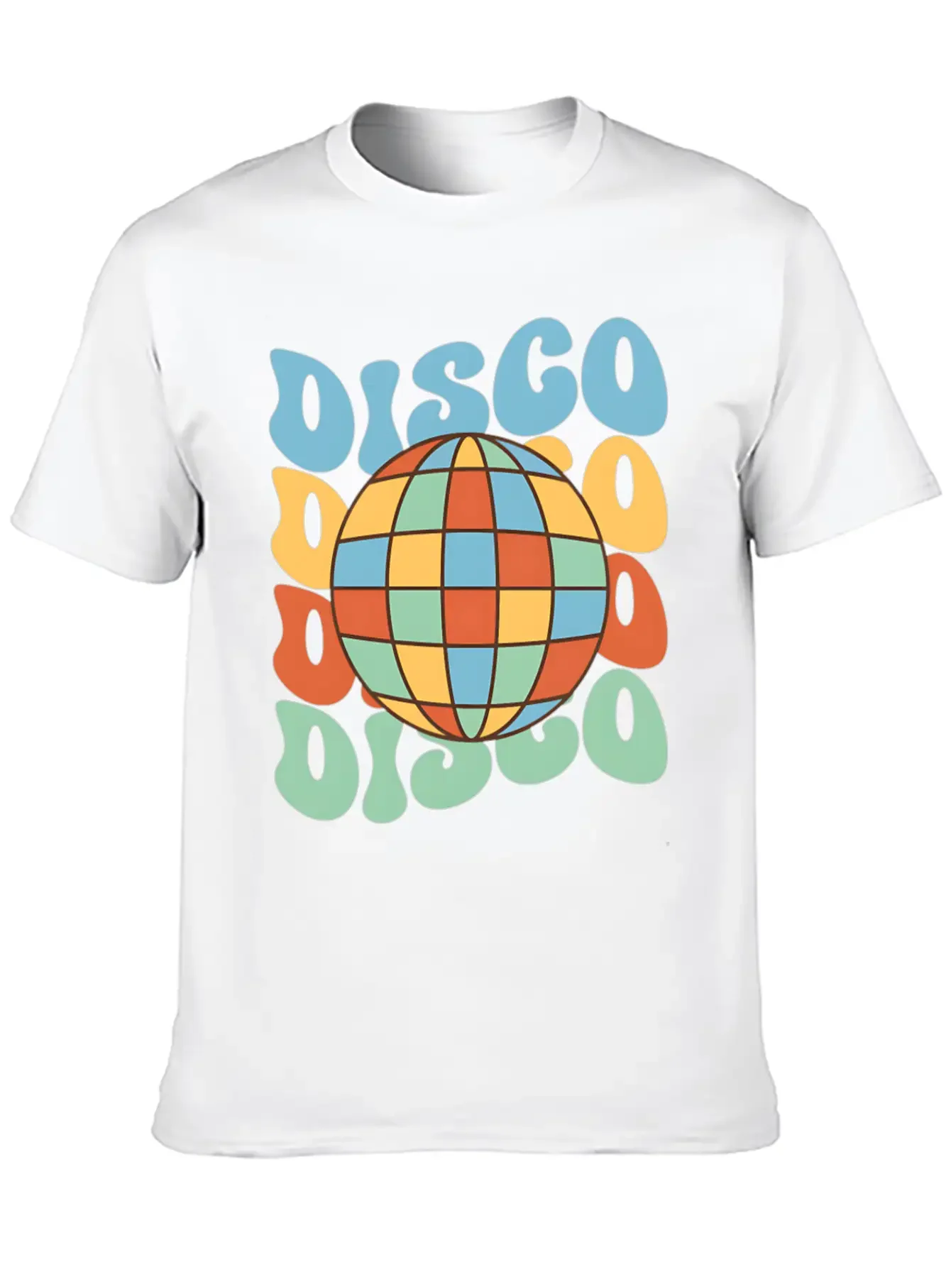 Disco Vintage Basic Graphic T-Shirt ¨C Daily Comfort In Soft Cotton