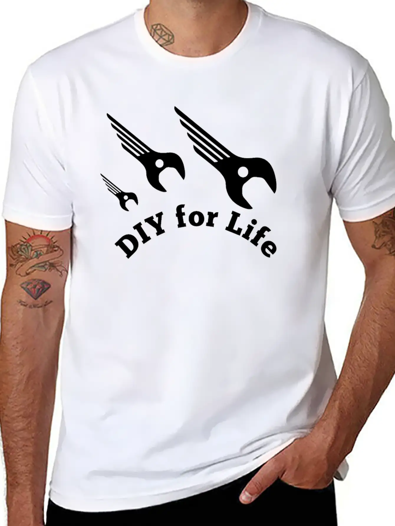 DIY Tools Essential Cotton Tee For Daily Outfits ¨C Unisex Style