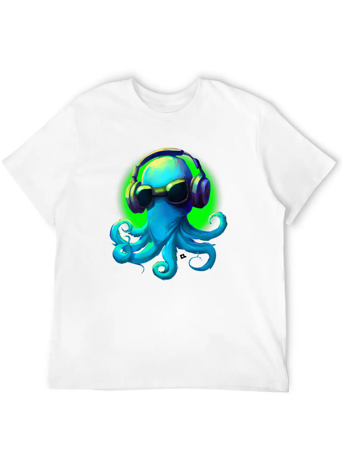 DJ Frank The Octopus Unisex Casual T-Shirt ¨C Clean Design For Daily Comfort