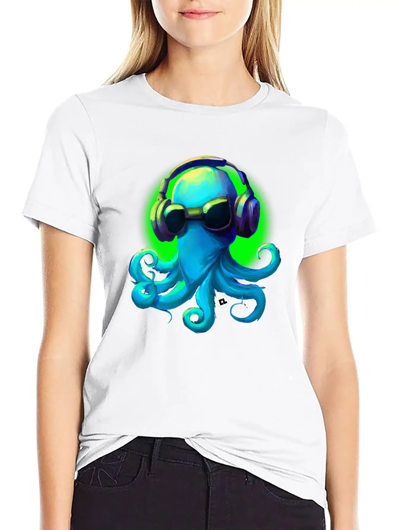 DJ Frank The Octopus Unisex Casual T-Shirt ¨C Clean Design For Daily Comfort