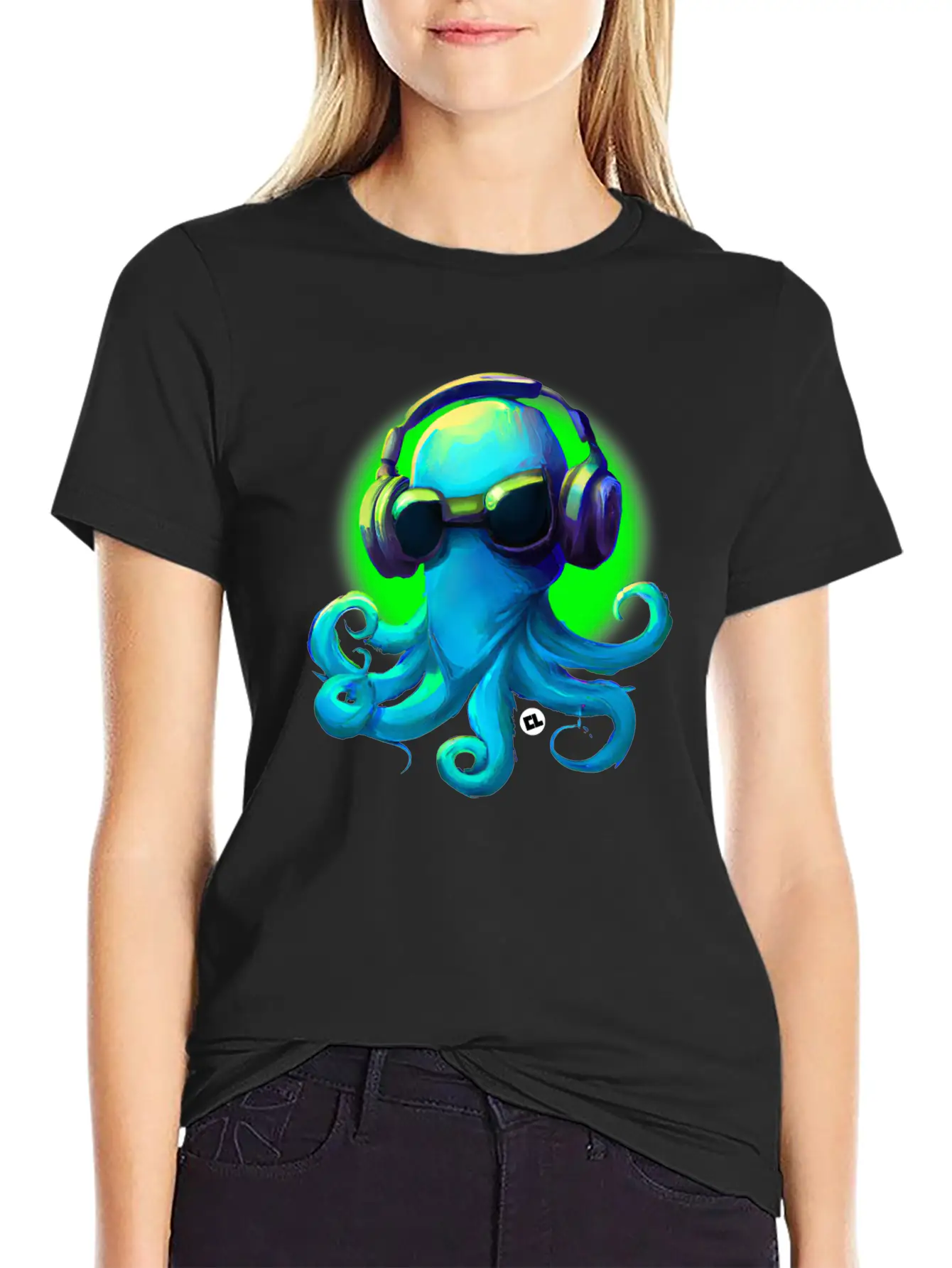 DJ Frank The Octopus Unisex Casual T-Shirt ¨C Clean Design For Daily Comfort
