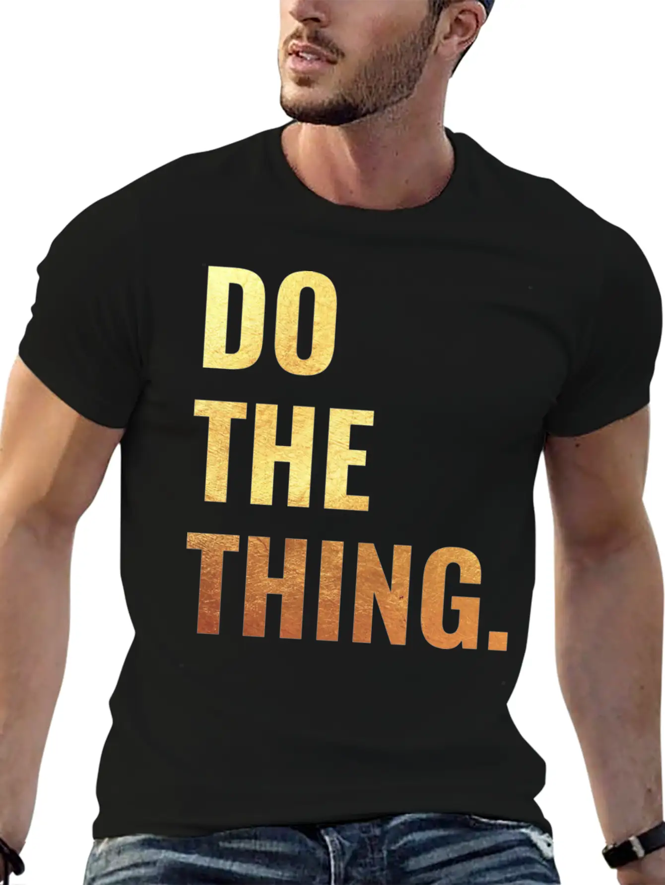 Do The Thing Motivation Goals Positivity Soft Cotton Short Sleeve Tee ¨C Unisex Wardrobe Staple