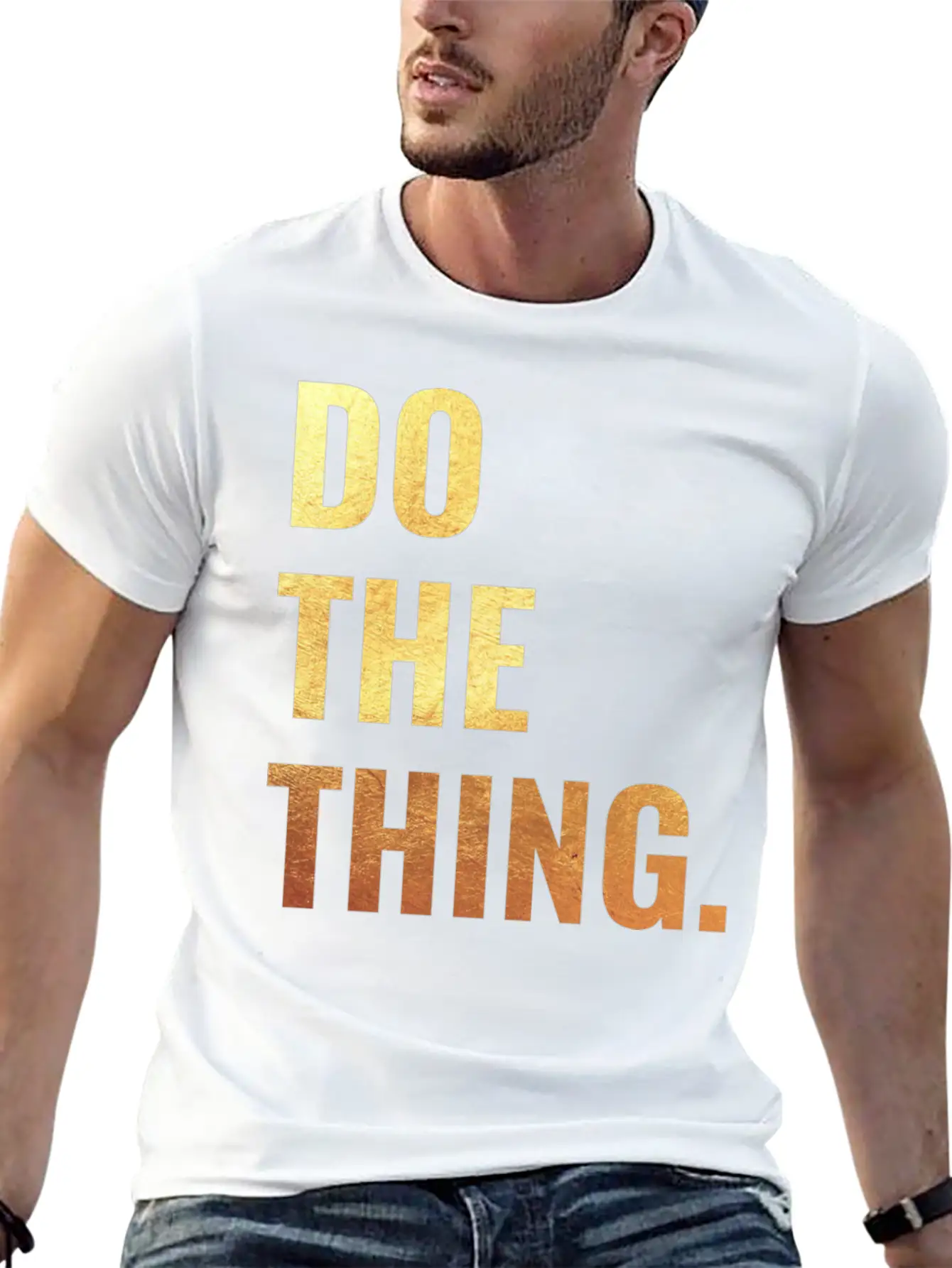 Do The Thing Motivation Goals Positivity Soft Cotton Short Sleeve Tee ¨C Unisex Wardrobe Staple