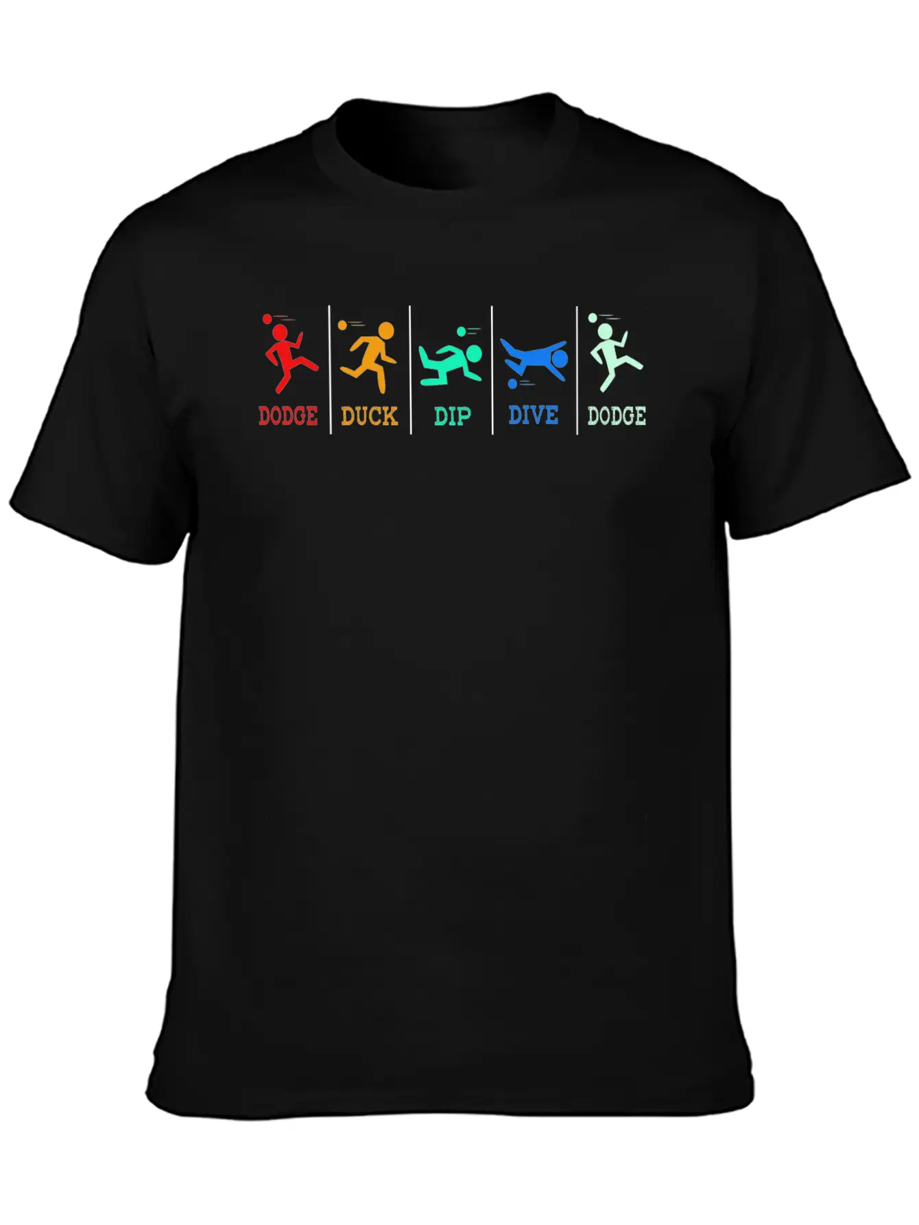 Dodgeball Dodge Duck Dip Dive Dodge Essential Cotton Tee For Daily Outfits ¨C Unisex Style