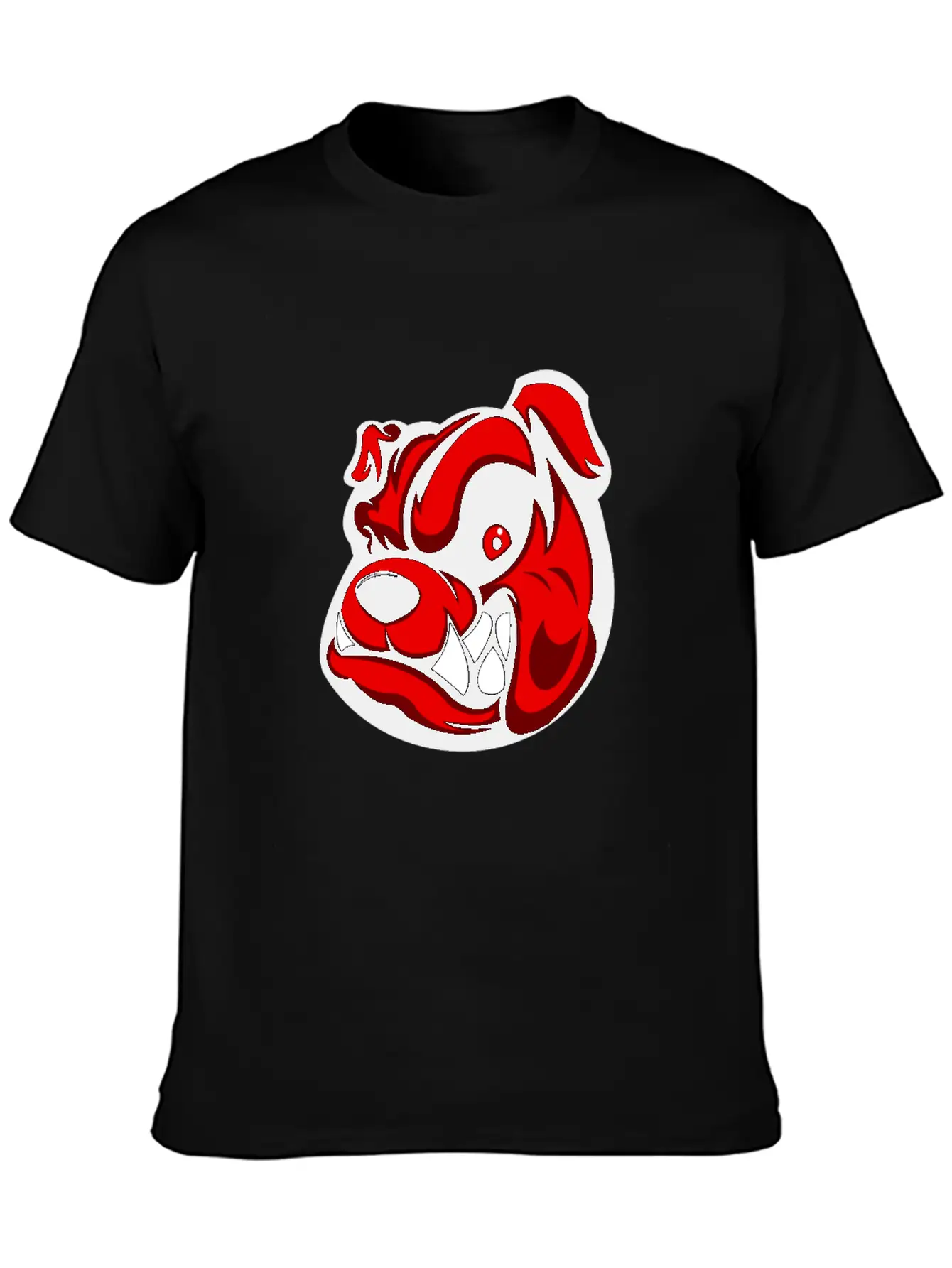 Dog Angry Basic Graphic T-Shirt ¨C Daily Comfort In Soft Cotton
