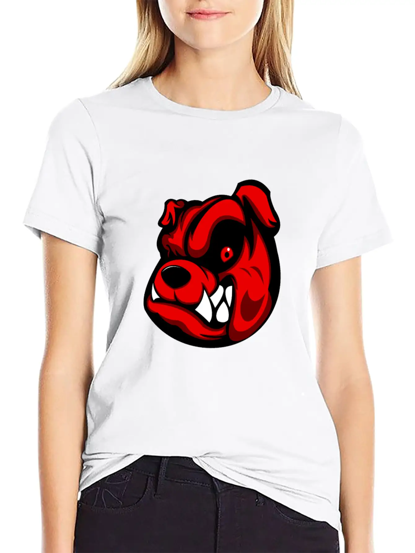 Dog Angry Basic Graphic T-Shirt ¨C Daily Comfort In Soft Cotton