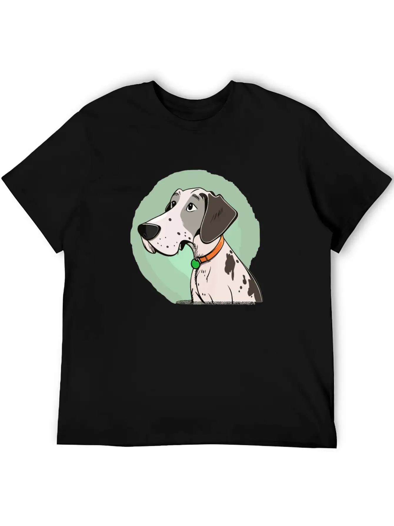 Dog Cartoon Style Unisex Casual T-Shirt ¨C Clean Design For Daily Comfort