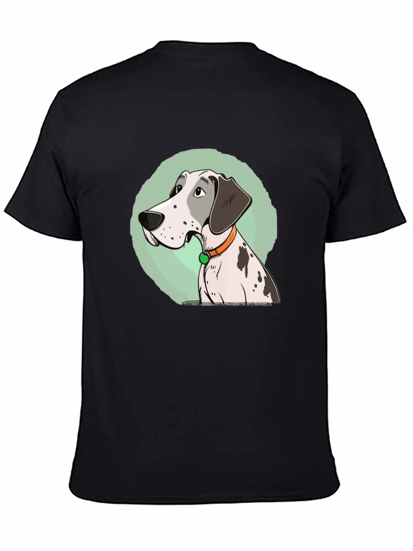 Dog Cartoon Style Unisex Casual T-Shirt ¨C Clean Design For Daily Comfort