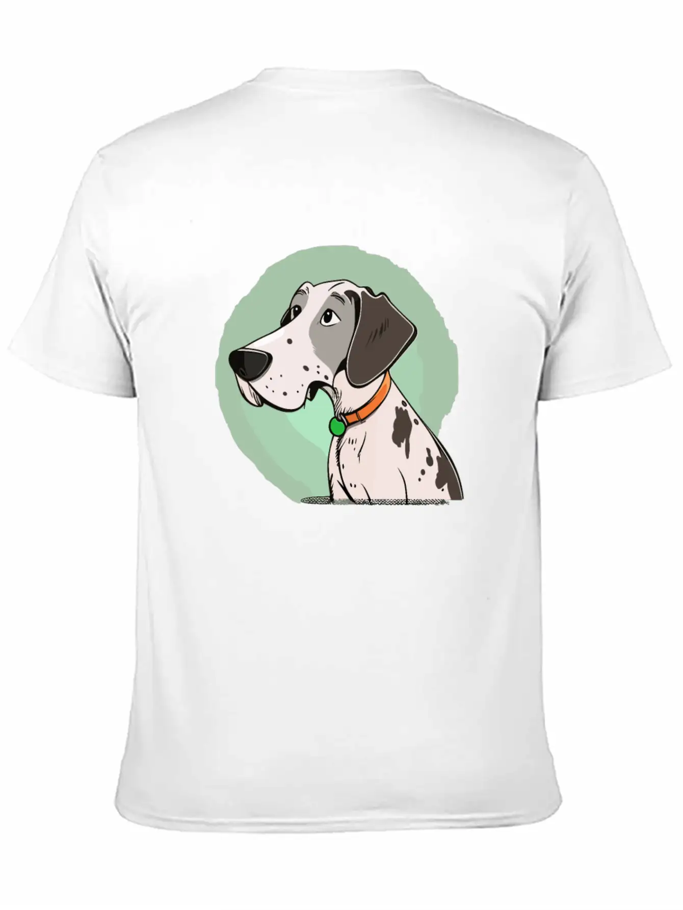 Dog Cartoon Style Unisex Casual T-Shirt ¨C Clean Design For Daily Comfort