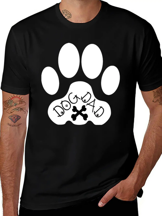 Dog Dad Essential Cotton Tee For Daily Outfits ¨C Unisex Style