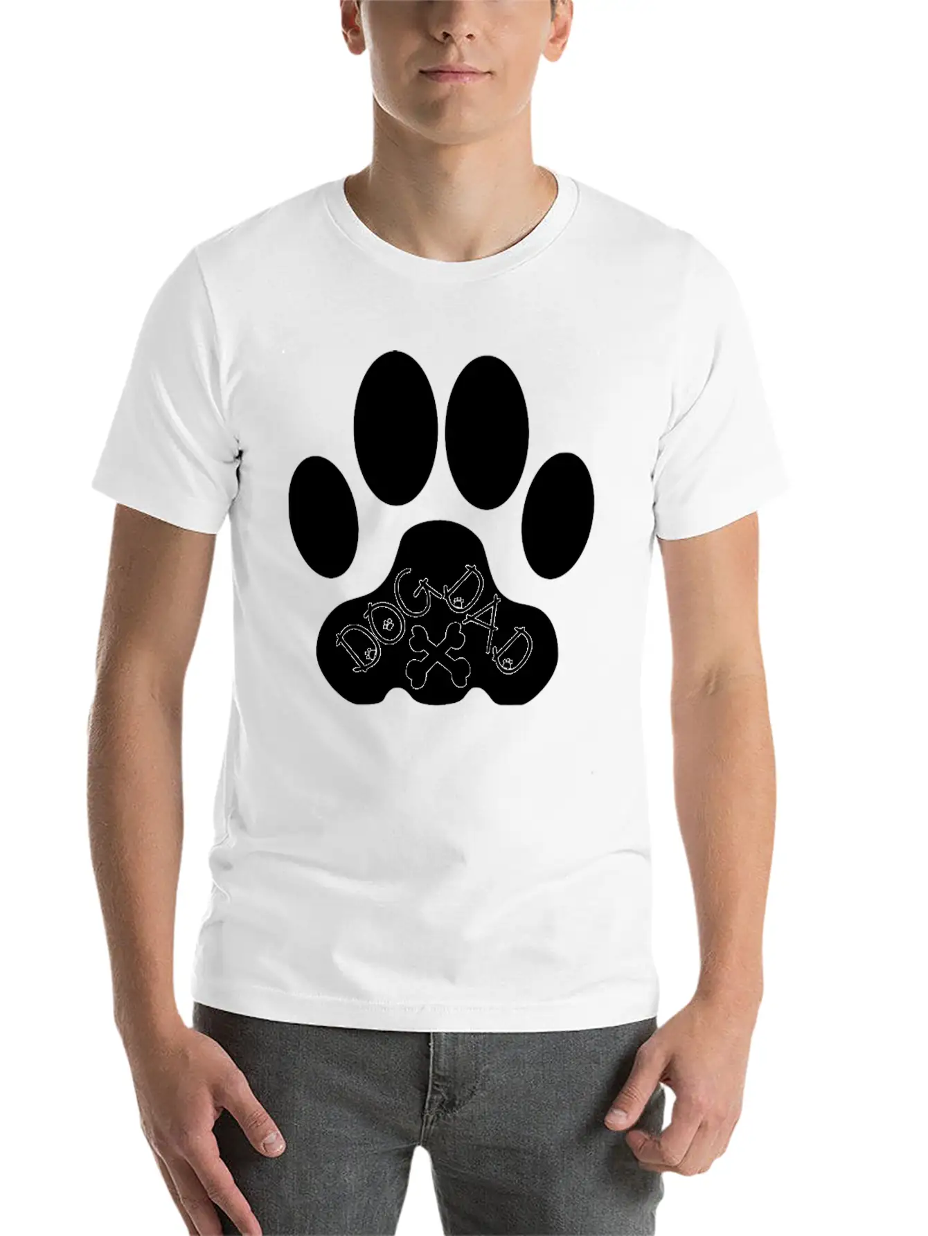 Dog Dad Essential Cotton Tee For Daily Outfits ¨C Unisex Style