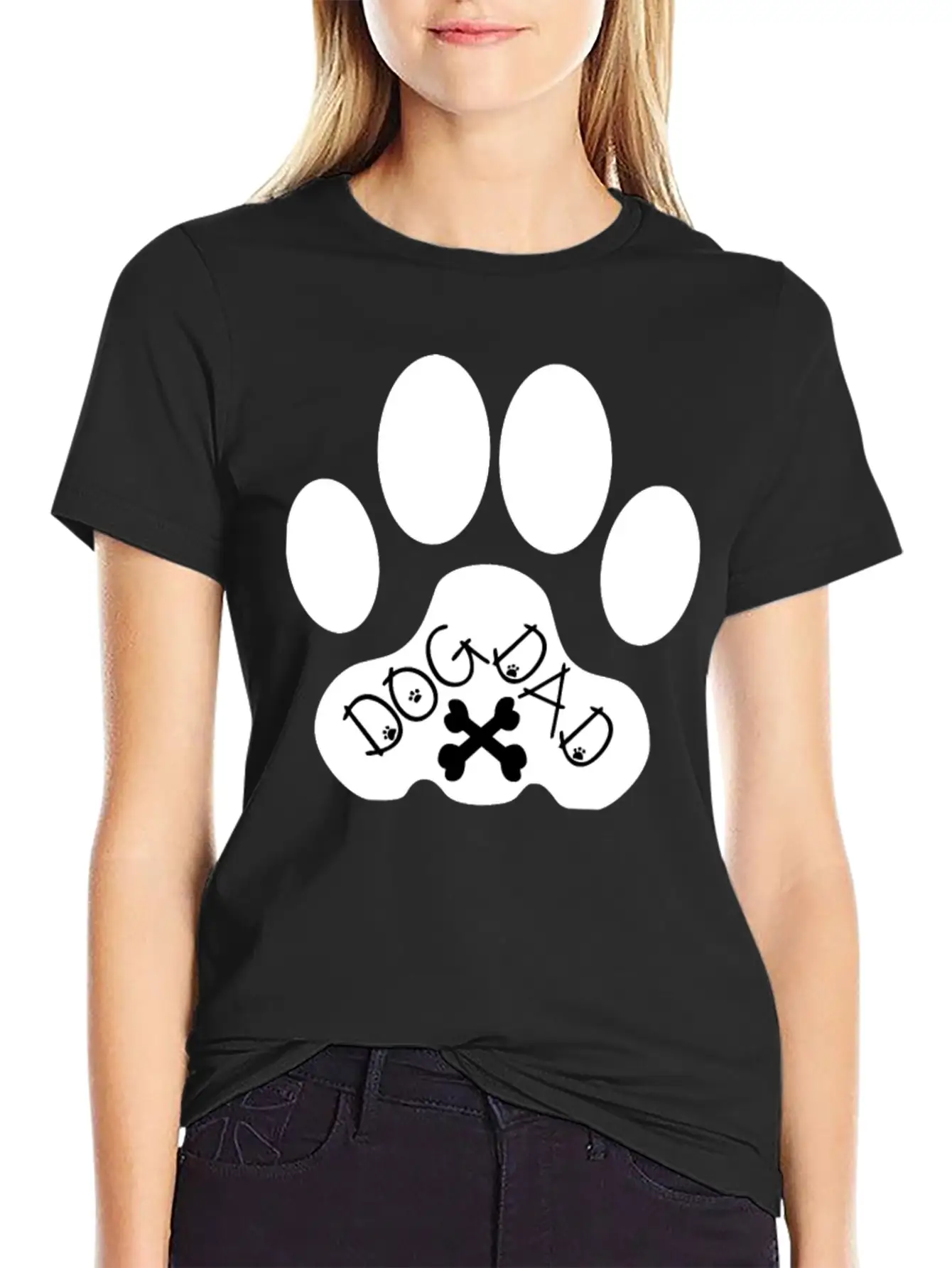Dog Dad Essential Cotton Tee For Daily Outfits ¨C Unisex Style