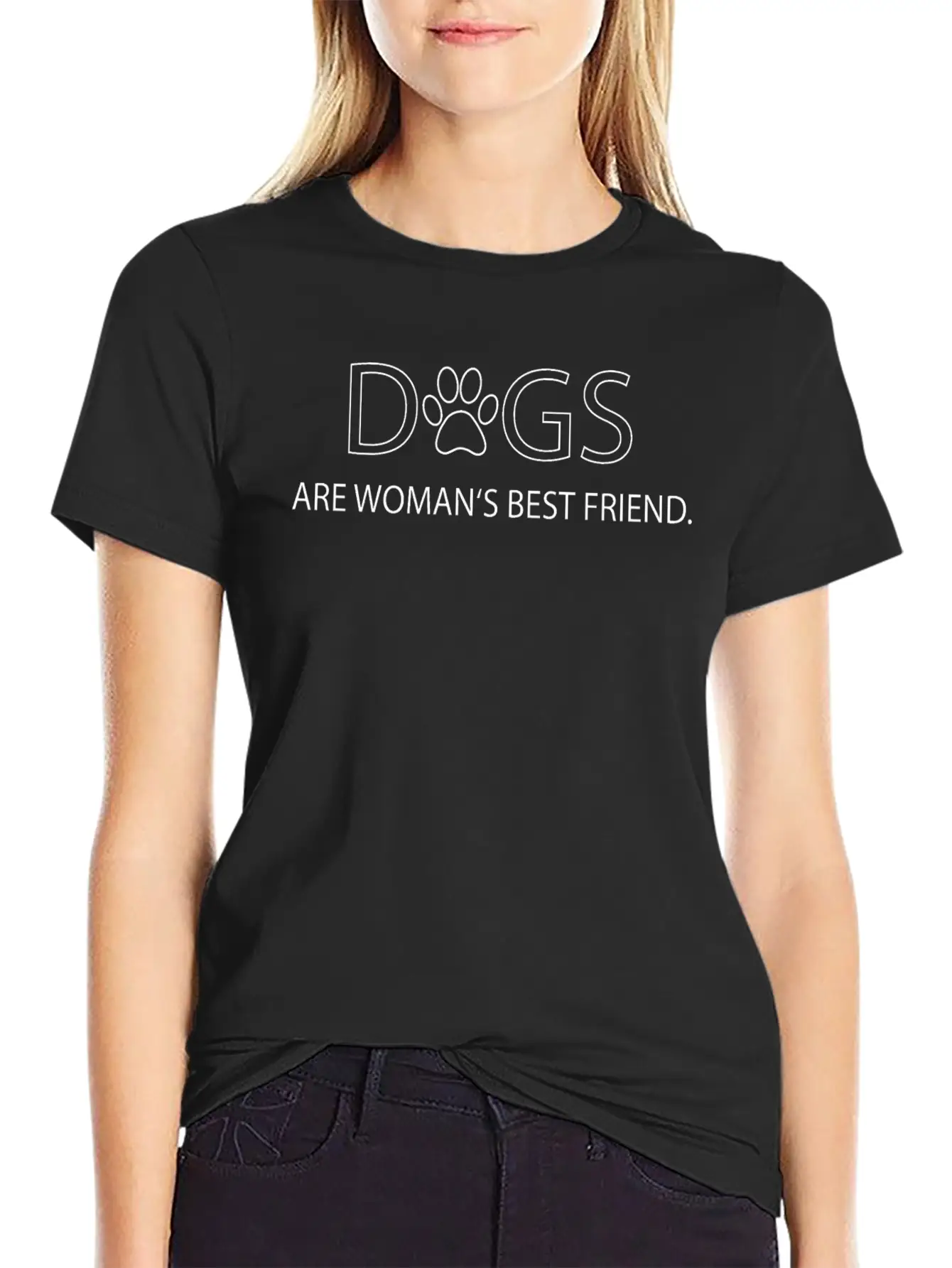 Dog, Dogholder, Doglover, Dog Mom Unisex Casual T-Shirt ¨C Clean Design For Daily Comfort