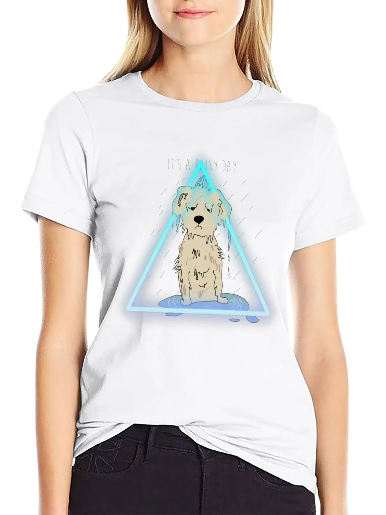 Dog In The Rain Essential Cotton Tee For Daily Outfits ¨C Unisex Style