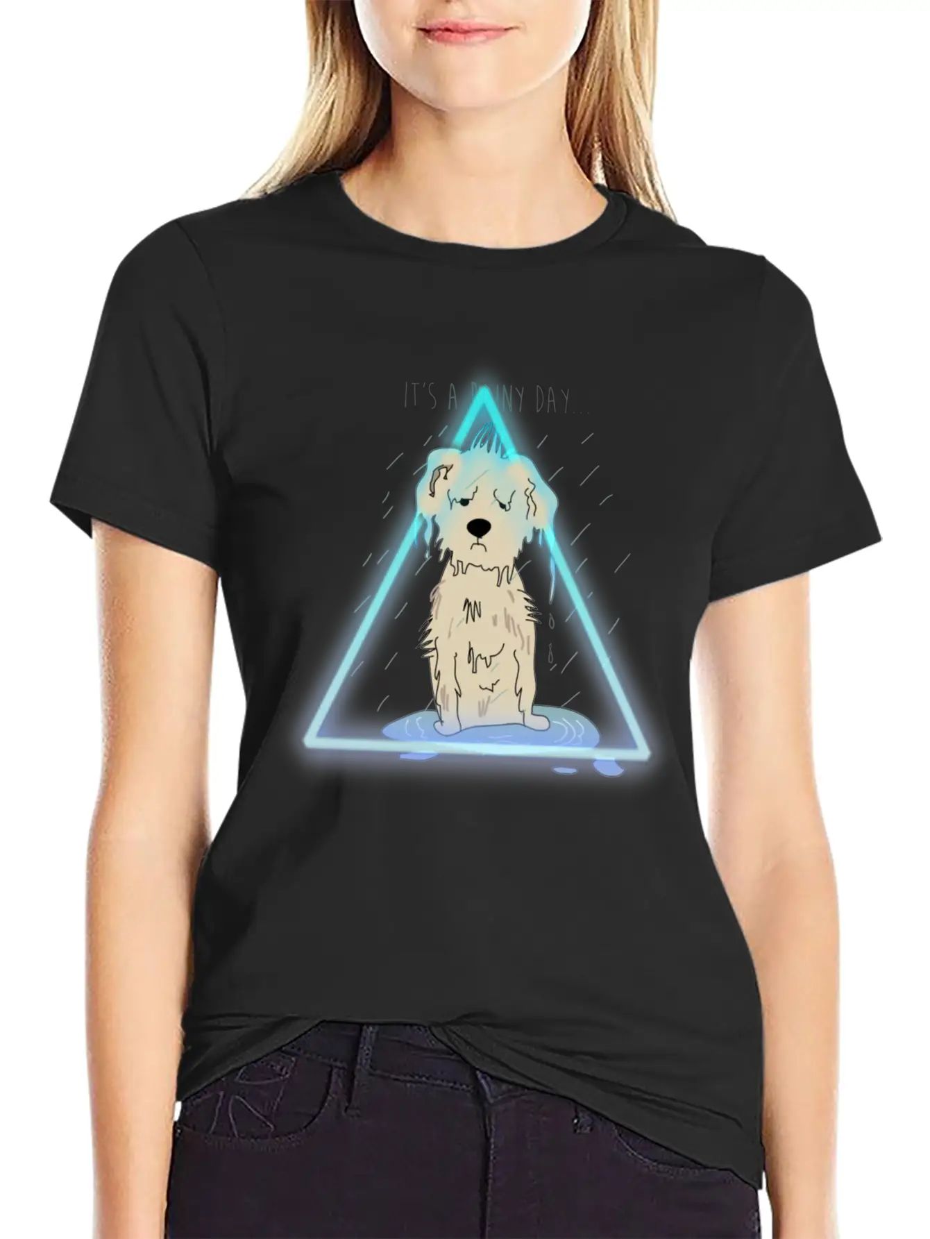Dog In The Rain Essential Cotton Tee For Daily Outfits ¨C Unisex Style