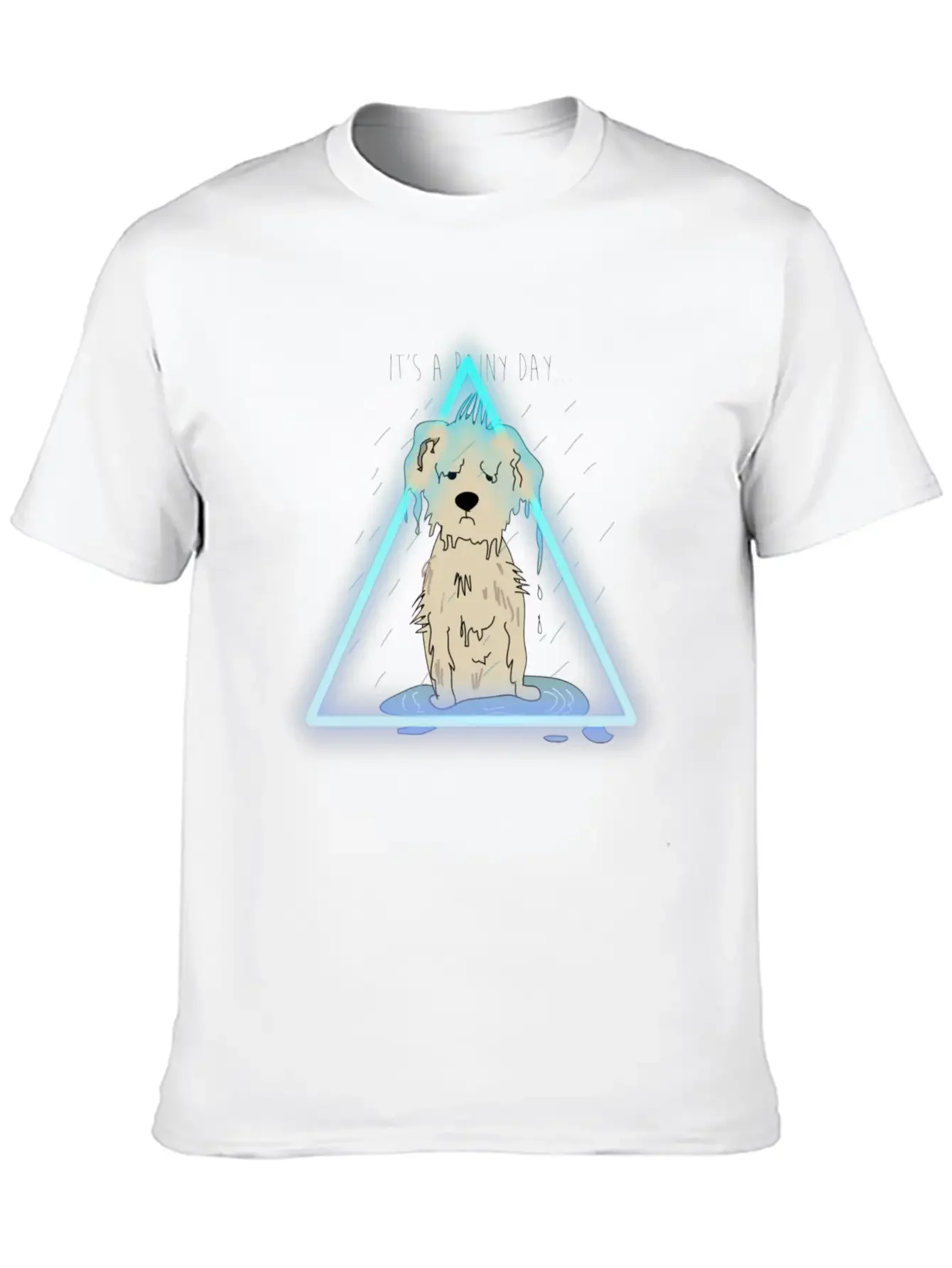 Dog In The Rain Essential Cotton Tee For Daily Outfits ¨C Unisex Style