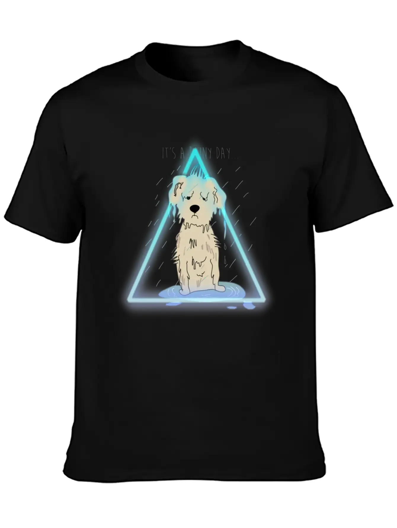Dog In The Rain Essential Cotton Tee For Daily Outfits ¨C Unisex Style