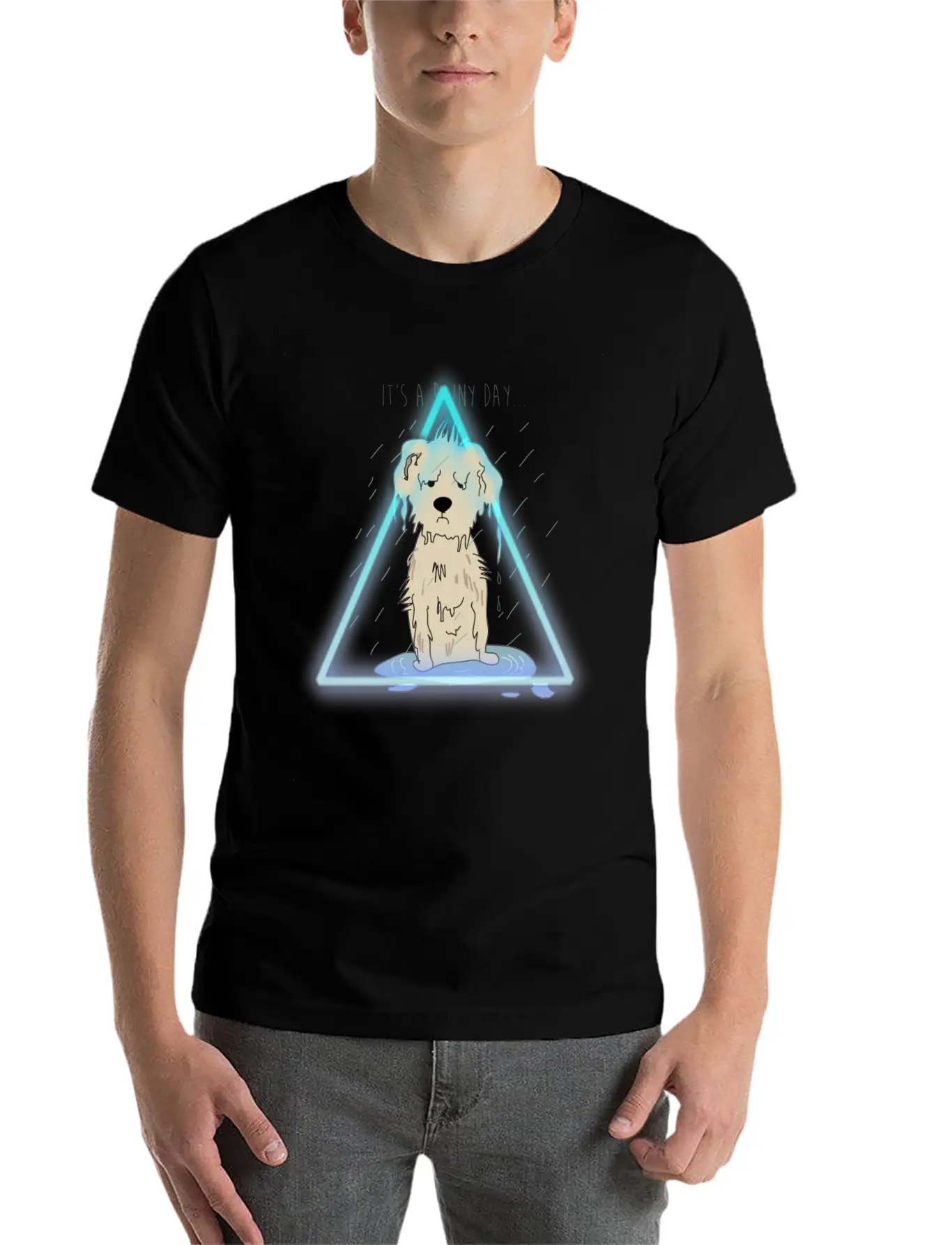 Dog In The Rain Essential Cotton Tee For Daily Outfits ¨C Unisex Style