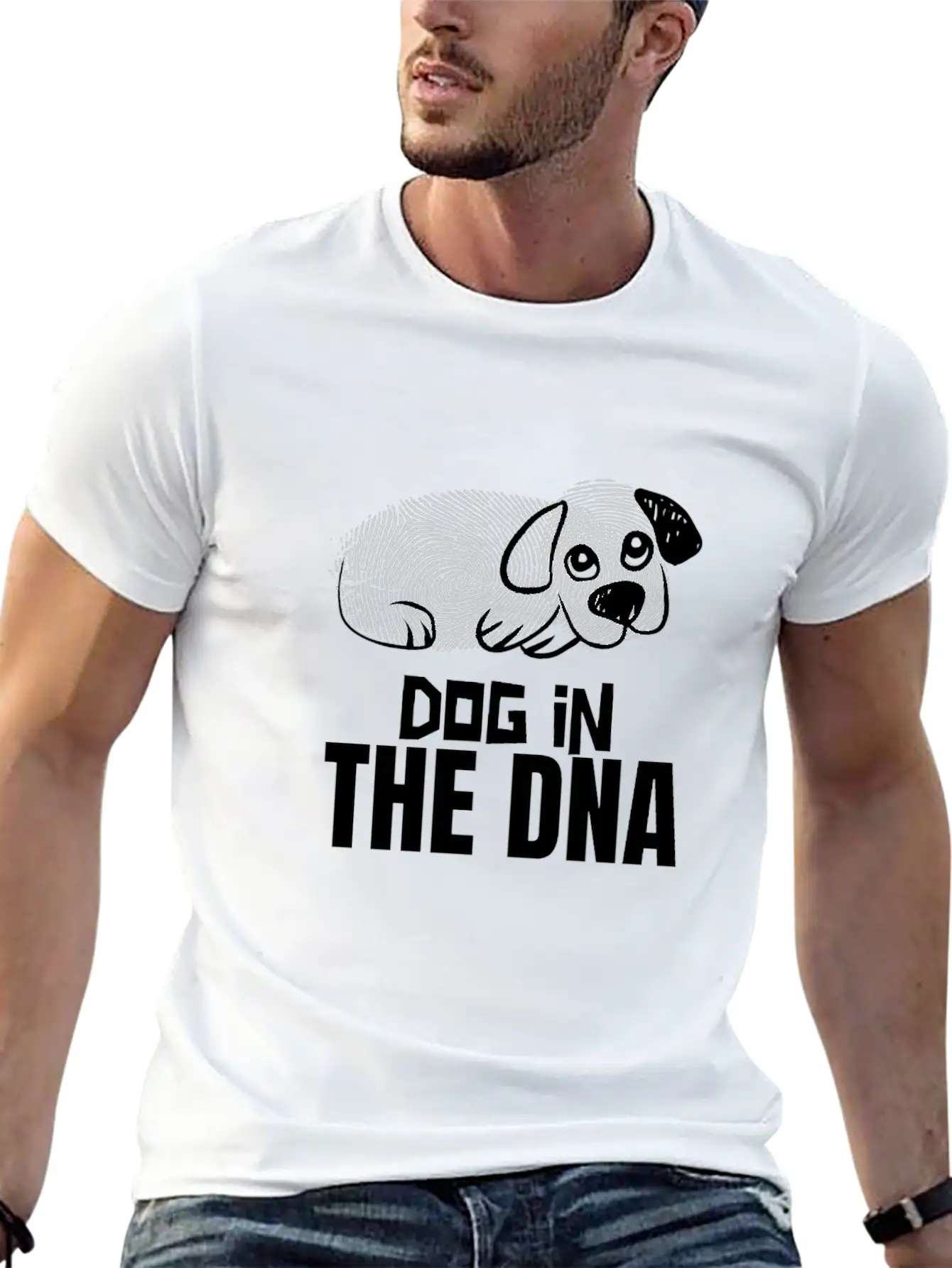 Dog Love Dog Lover Dogs Gift Basic Graphic T-Shirt ¨C Daily Comfort In Soft Cotton