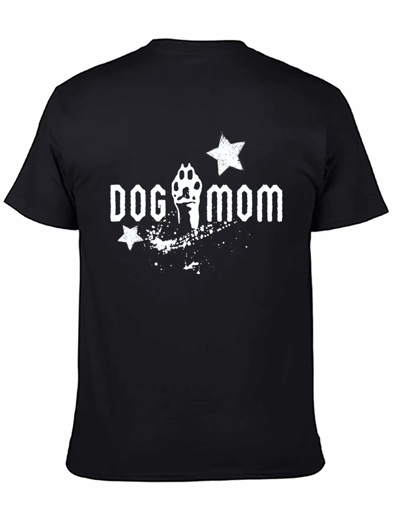Dog Mom Grunge Basic Graphic T-Shirt ¨C Daily Comfort In Soft Cotton