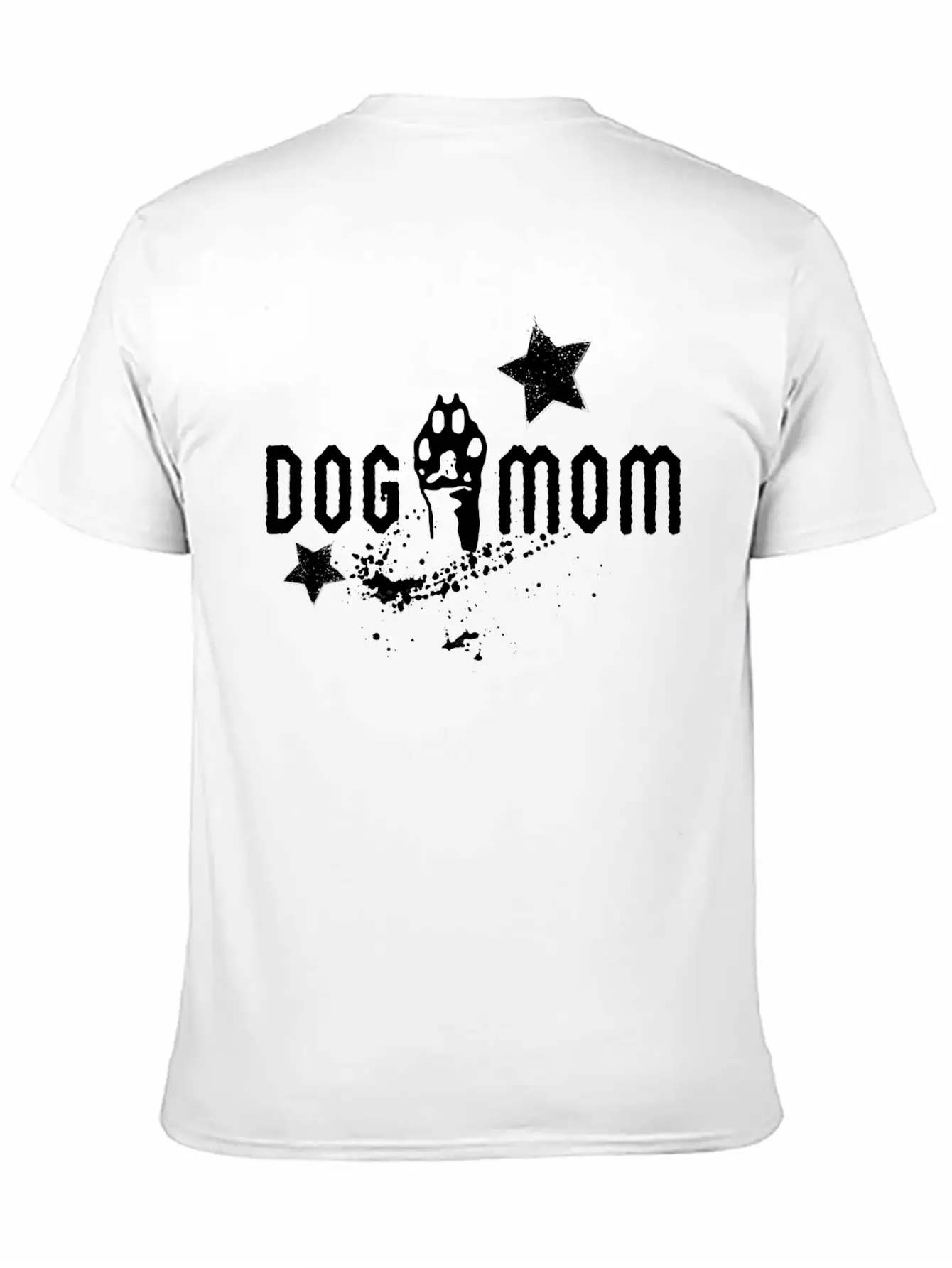 Dog Mom Grunge Basic Graphic T-Shirt ¨C Daily Comfort In Soft Cotton