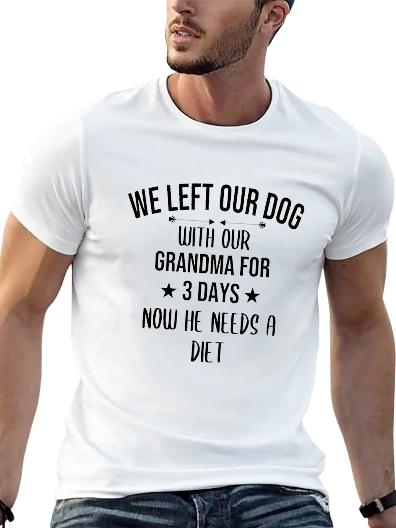 Dog Owner Dogs Granny Dog Lover Grandma Diet Gift Basic Graphic T-Shirt ¨C Daily Comfort In Soft Cotton