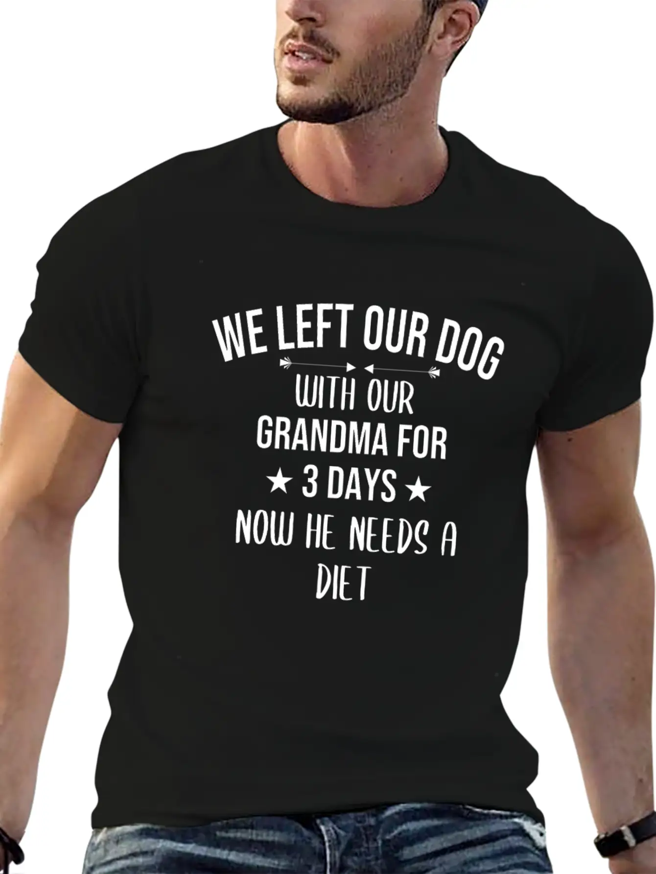 Dog Owner Dogs Granny Dog Lover Grandma Diet Gift Basic Graphic T-Shirt ¨C Daily Comfort In Soft Cotton