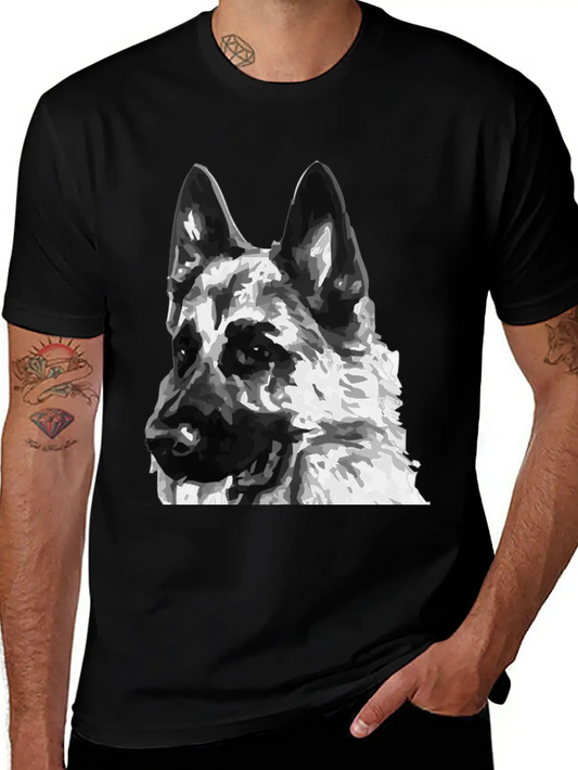 Dog Protection Unisex Casual T-Shirt ¨C Clean Design For Daily Comfort
