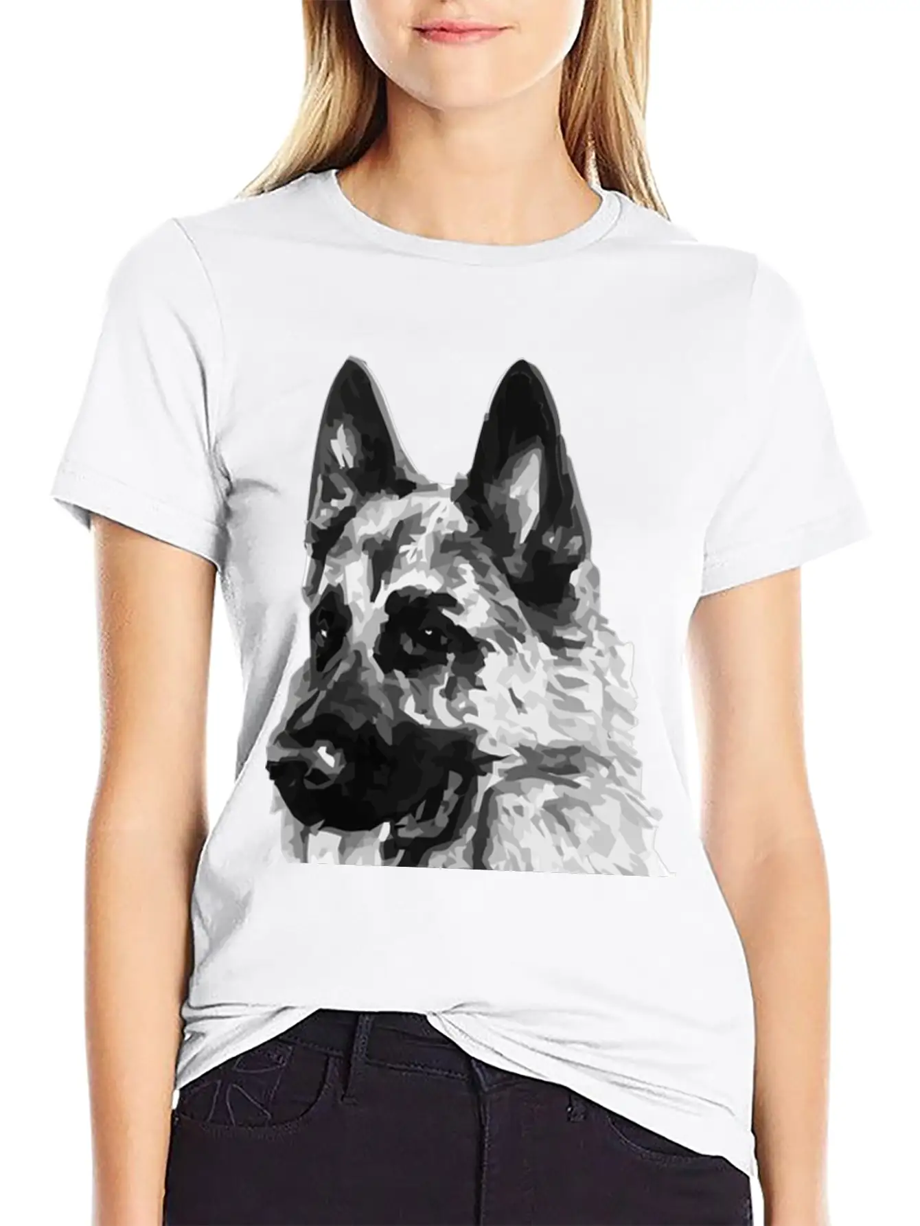 Dog Protection Unisex Casual T-Shirt ¨C Clean Design For Daily Comfort