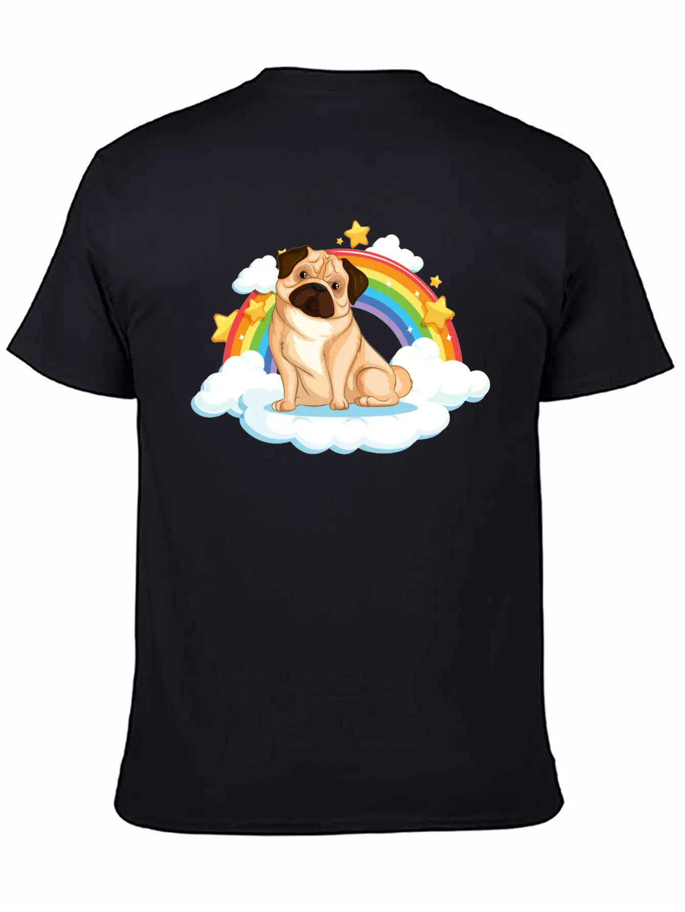 Dog Rainbow Soft Cotton Short Sleeve Tee ¨C Unisex Wardrobe Staple