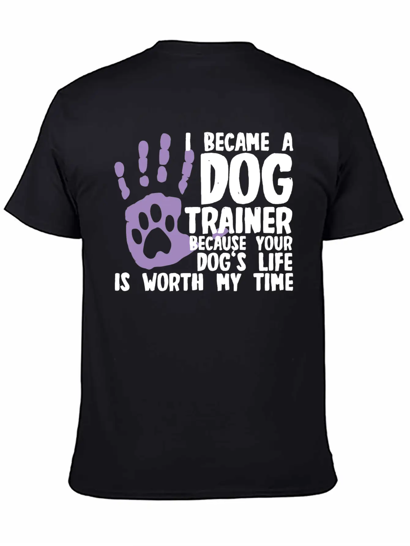 Dog Trainer Basic Graphic T-Shirt ¨C Daily Comfort In Soft Cotton