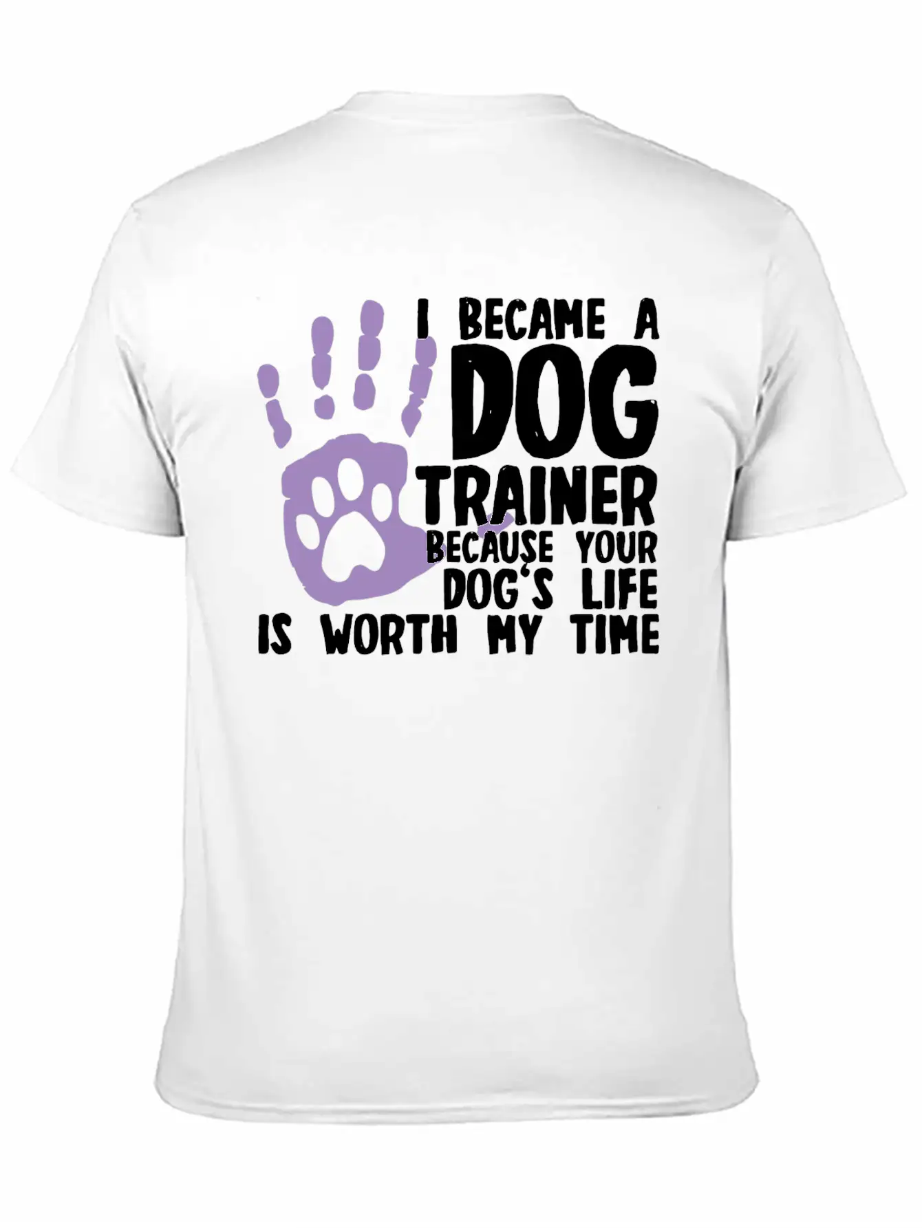 Dog Trainer Basic Graphic T-Shirt ¨C Daily Comfort In Soft Cotton
