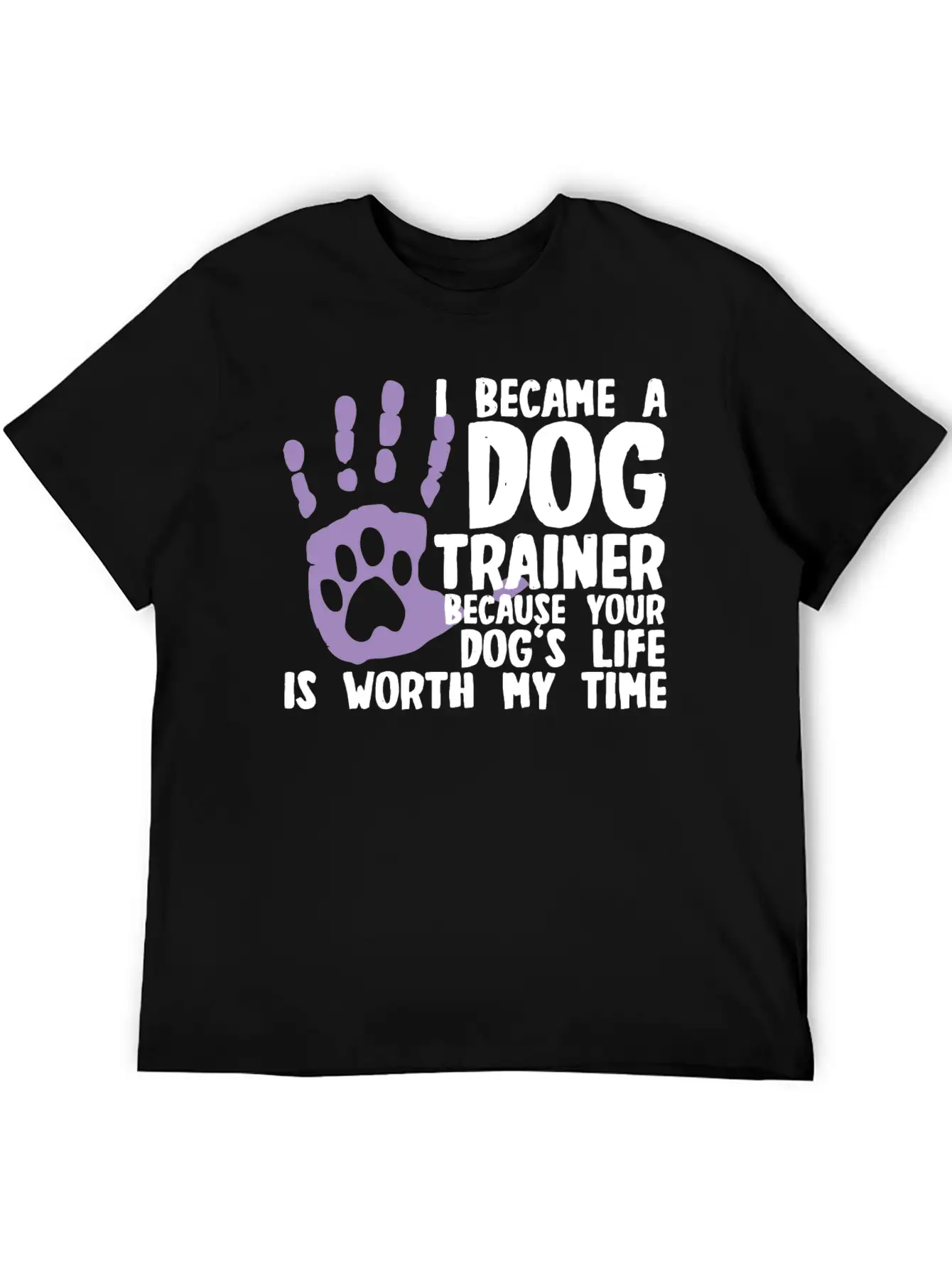 Dog Trainer Basic Graphic T-Shirt ¨C Daily Comfort In Soft Cotton